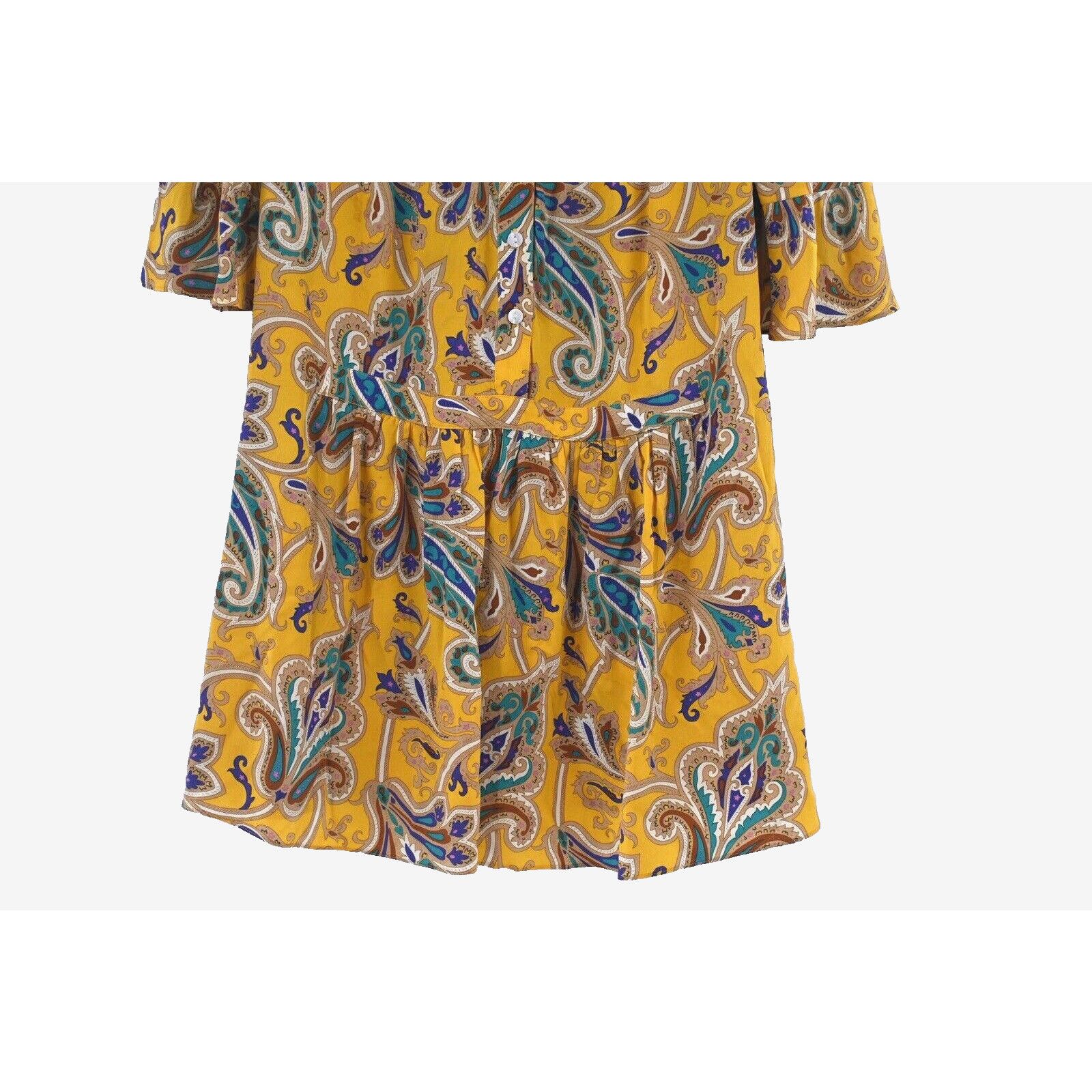 Tibi Tibi Multi Floral Silk Tomato Girl Fairy Shift Dress 4 Mend Size S / US 4 / IT 40 - 5 Thumbnail