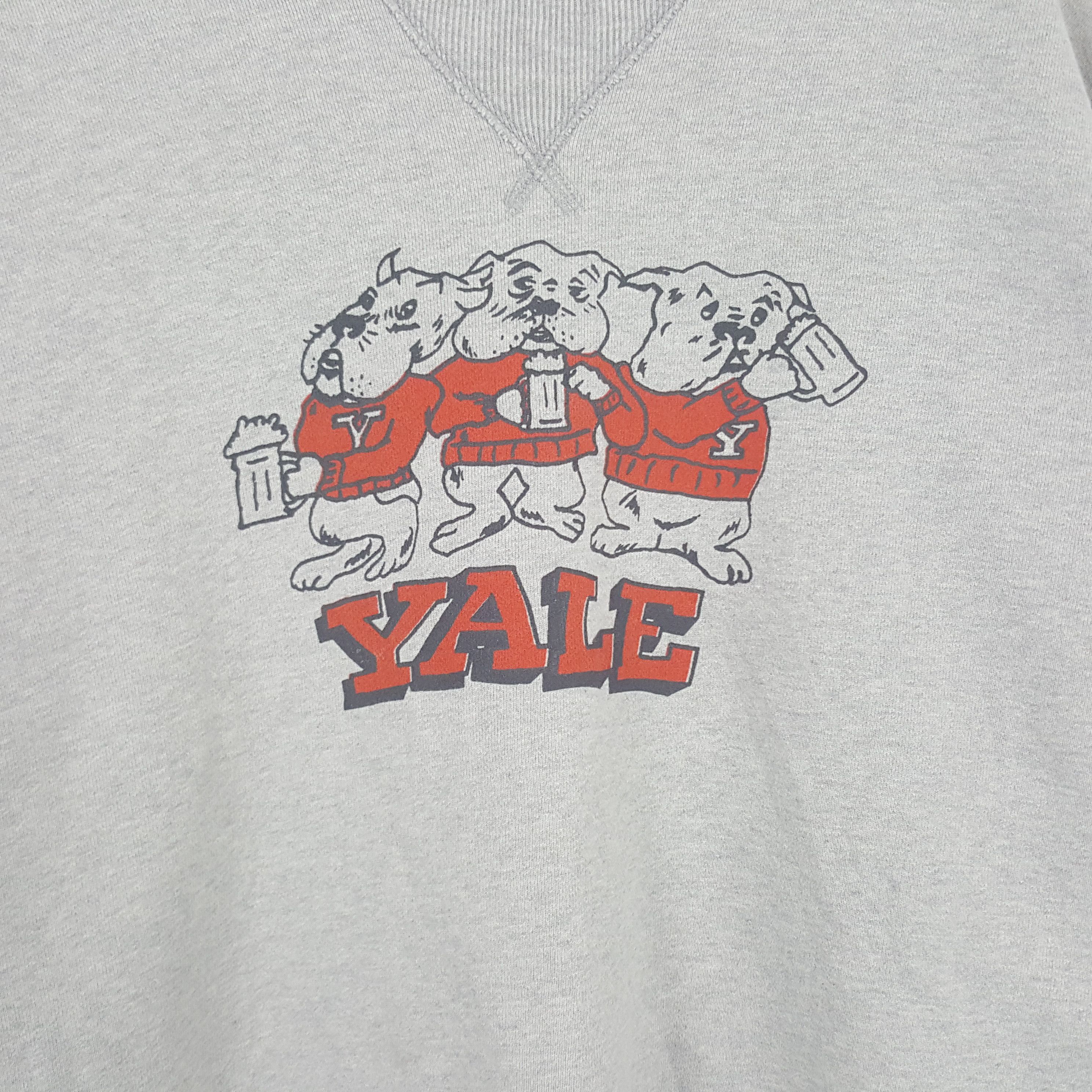 Vintage Vintage Bulldog Yale American University Sweatshirt Size US L / EU 52-54 / 3 - 2 Thumbnail