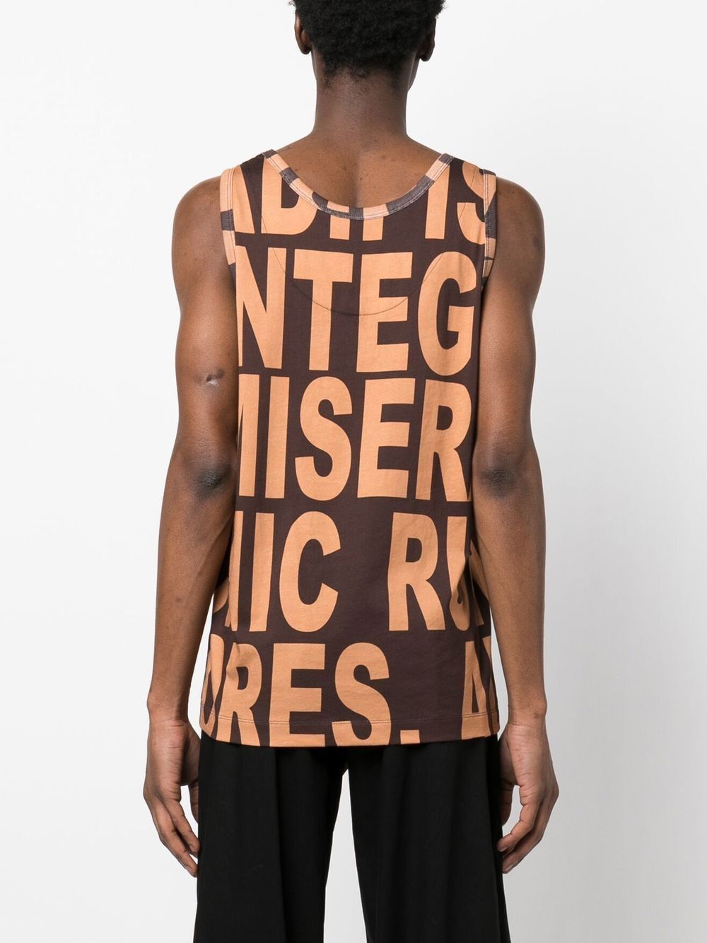 Dries Van Noten Helio Letter Print Tank Top Size US M / EU 48-50 / 2 - 5 Thumbnail