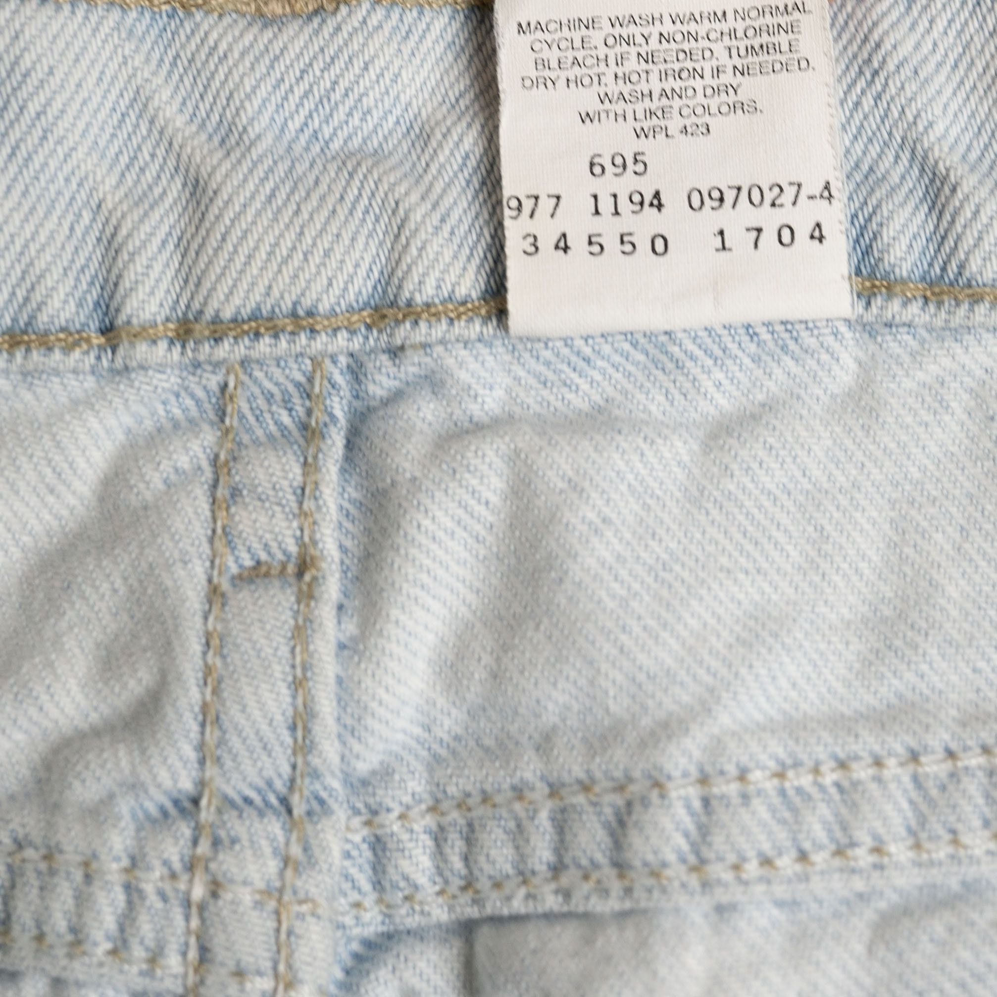 Levi's Vintage 1994 Levi's 550 Orange Tab Made in Guatemala Size US 33 - 5 Thumbnail