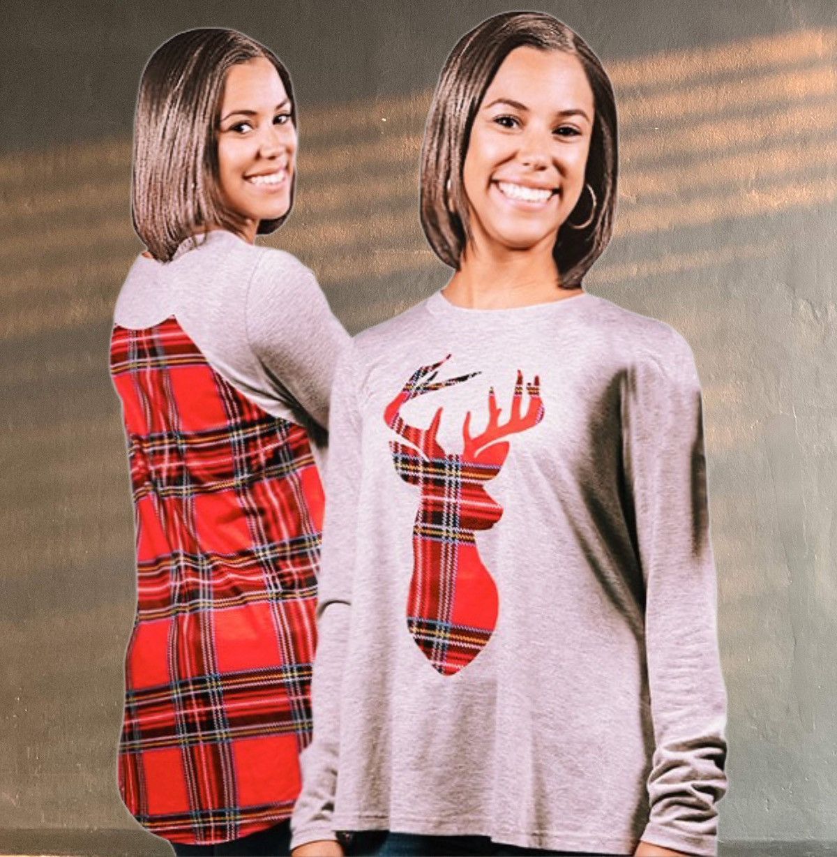 Southern Tide Simply Southern oh Deer Plaid Hi Low pajamas cozy tunic free Size S / US 4 / IT 40 - 5 Thumbnail