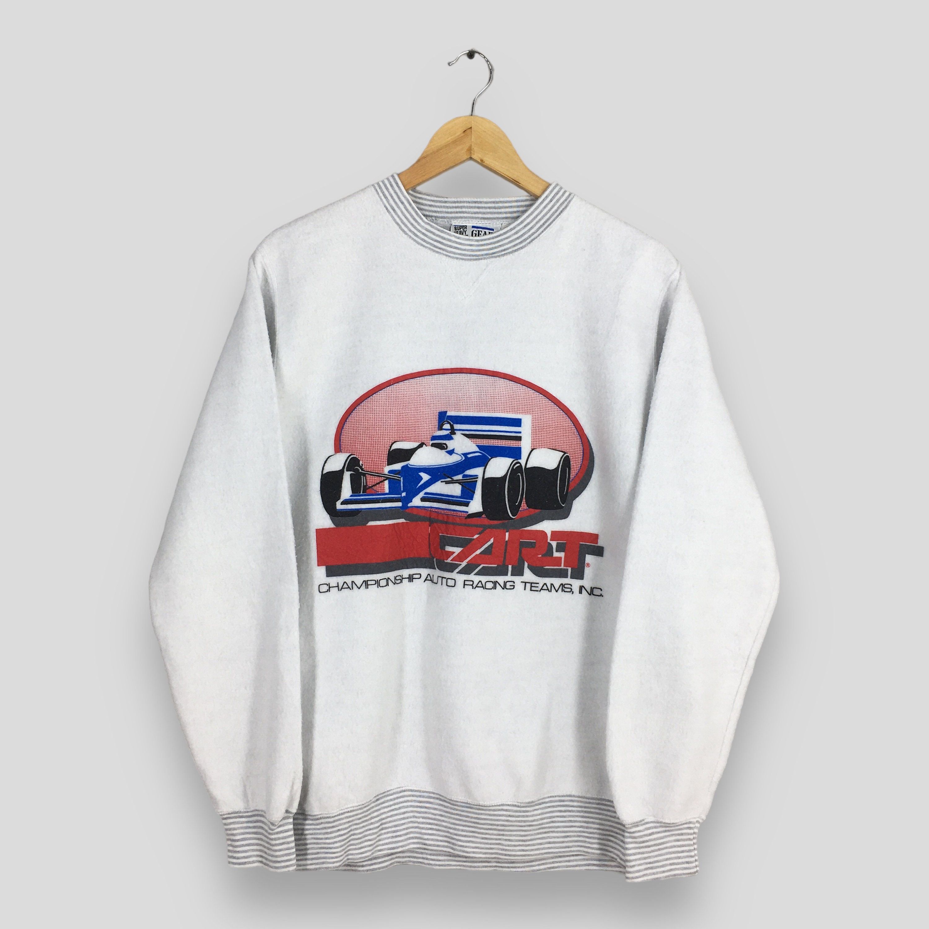 Vintage Vintage 80s Championship Racing Formula 1 Sweatshirt Small Size US S / EU 44-46 / 1 - 1 Thumbnail