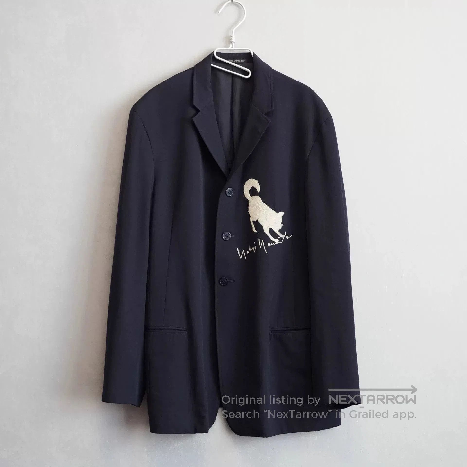 Yohji Yamamoto Yohji Yamamoto Embroidered Jacket 90SS. Size US M / EU 48-50 / 2 - 1 Thumbnail