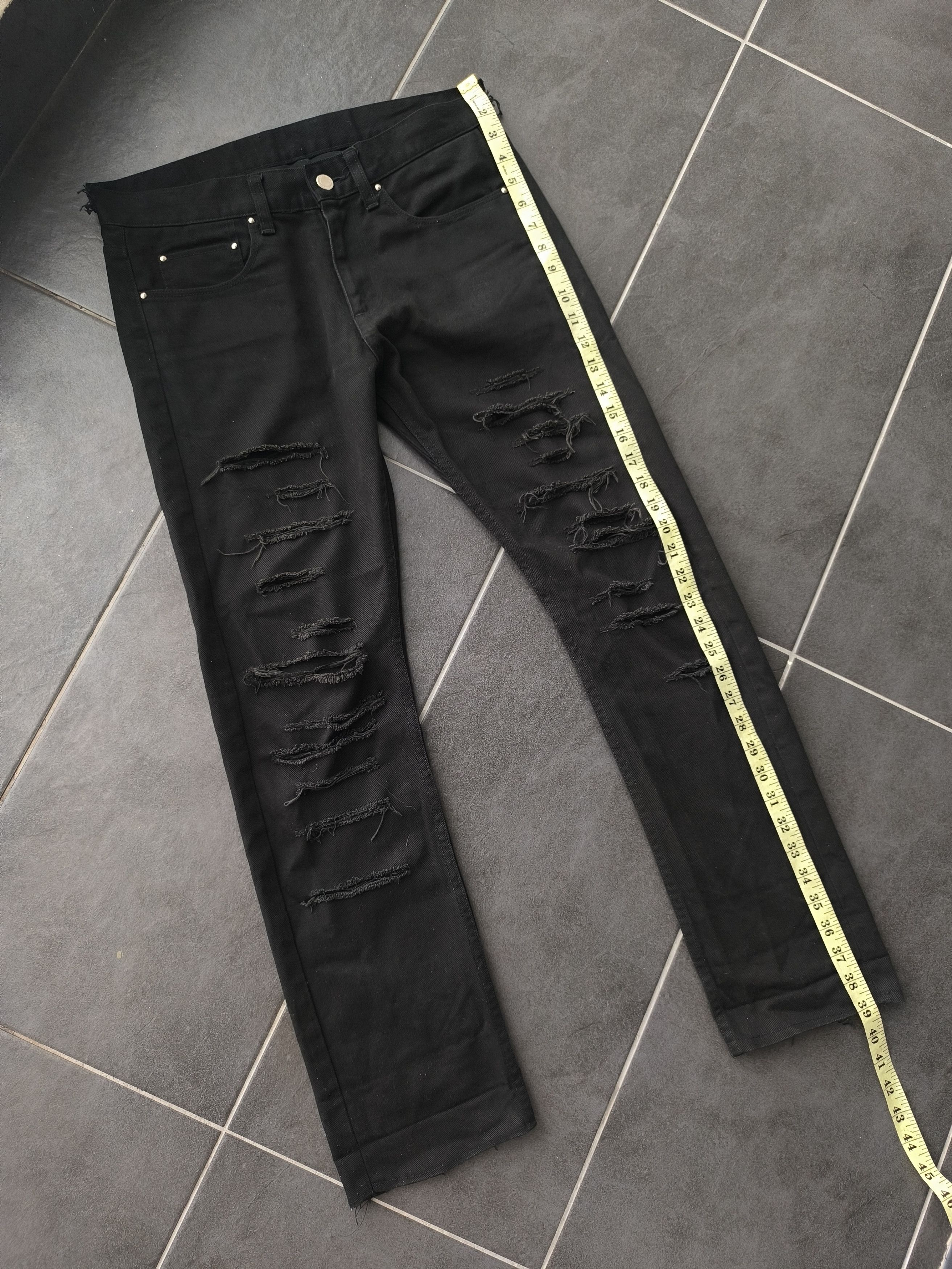 Japanese Brand × United Arrows × monkey time RIPPED MONKEY TIME JEANS Size US 32 / EU 48 - 19 Thumbnail
