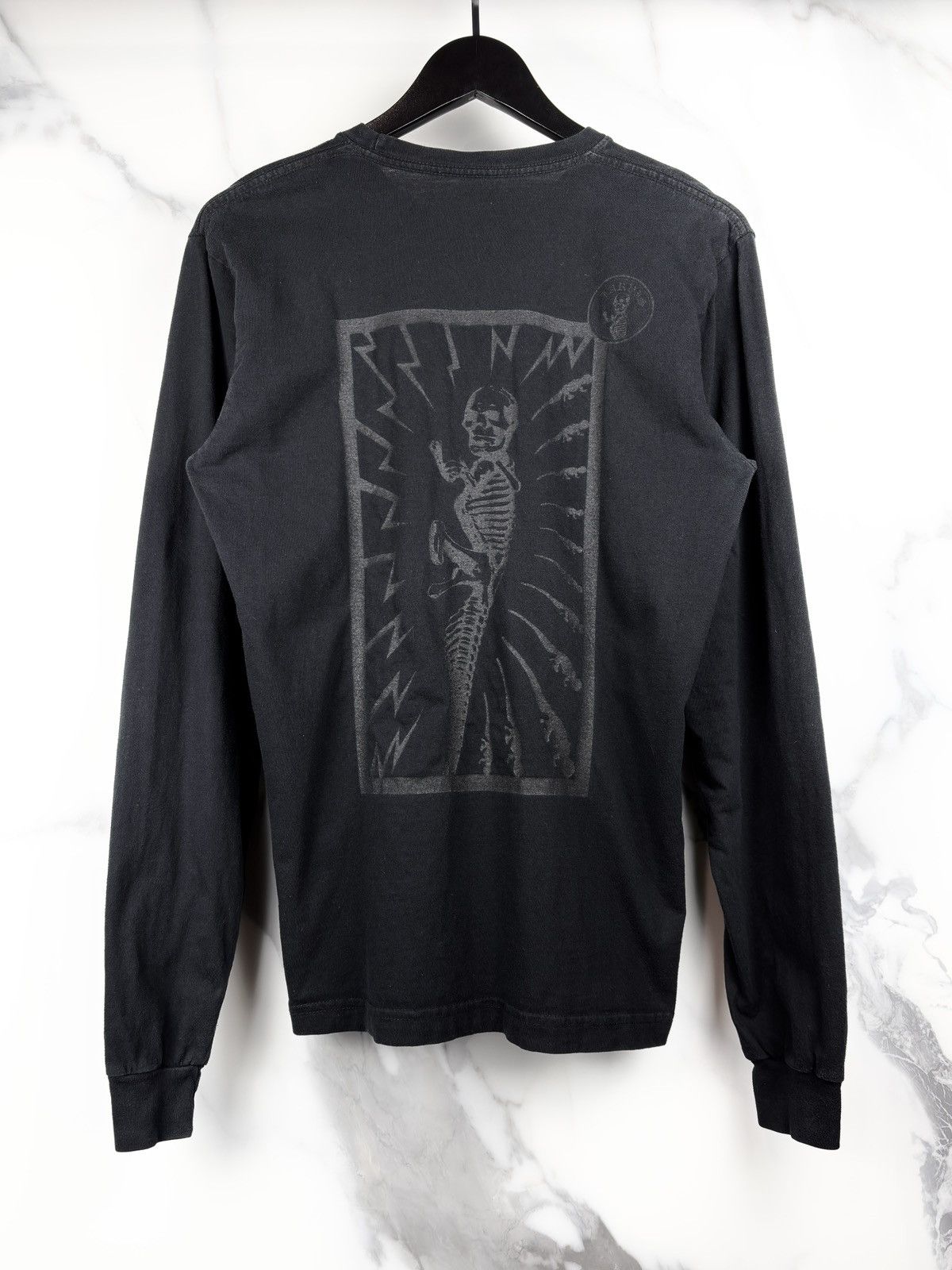 Chrome Hearts Chrome Hearts Foti Jarvis Skull Skeleton Longsleeve Tshirt Size US M / EU 48-50 / 2 - 1 Thumbnail