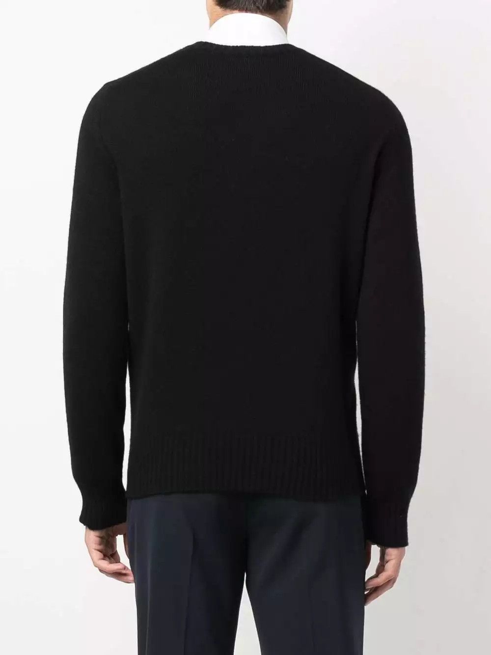 Alexander McQueen o1y1024 Crewneck Sweater in Black Size US M / EU 48-50 / 2 - 4 Thumbnail