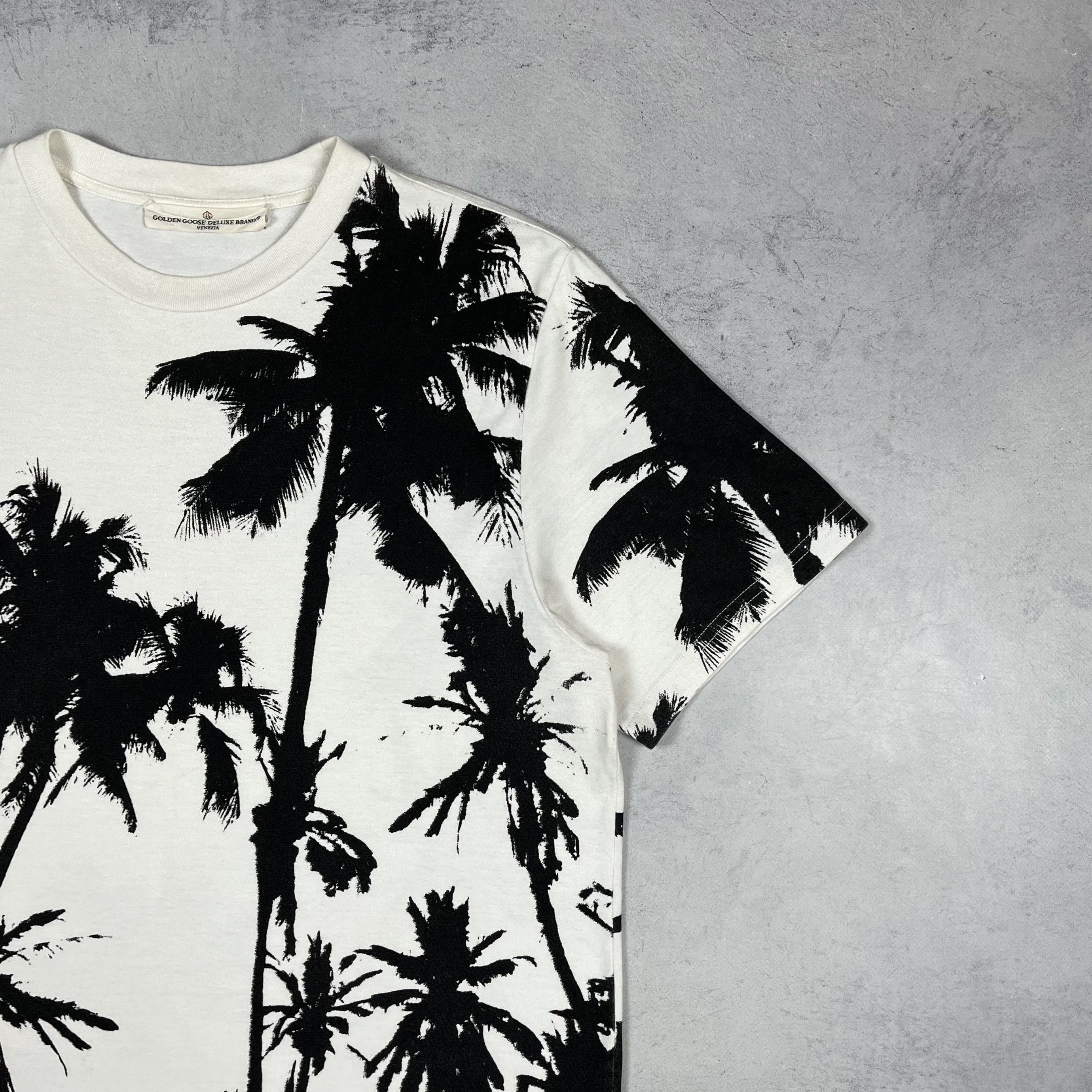 Golden Goose Golden Goose Palm Printed T Shirt Size US M / EU 48-50 / 2 - 3 Thumbnail