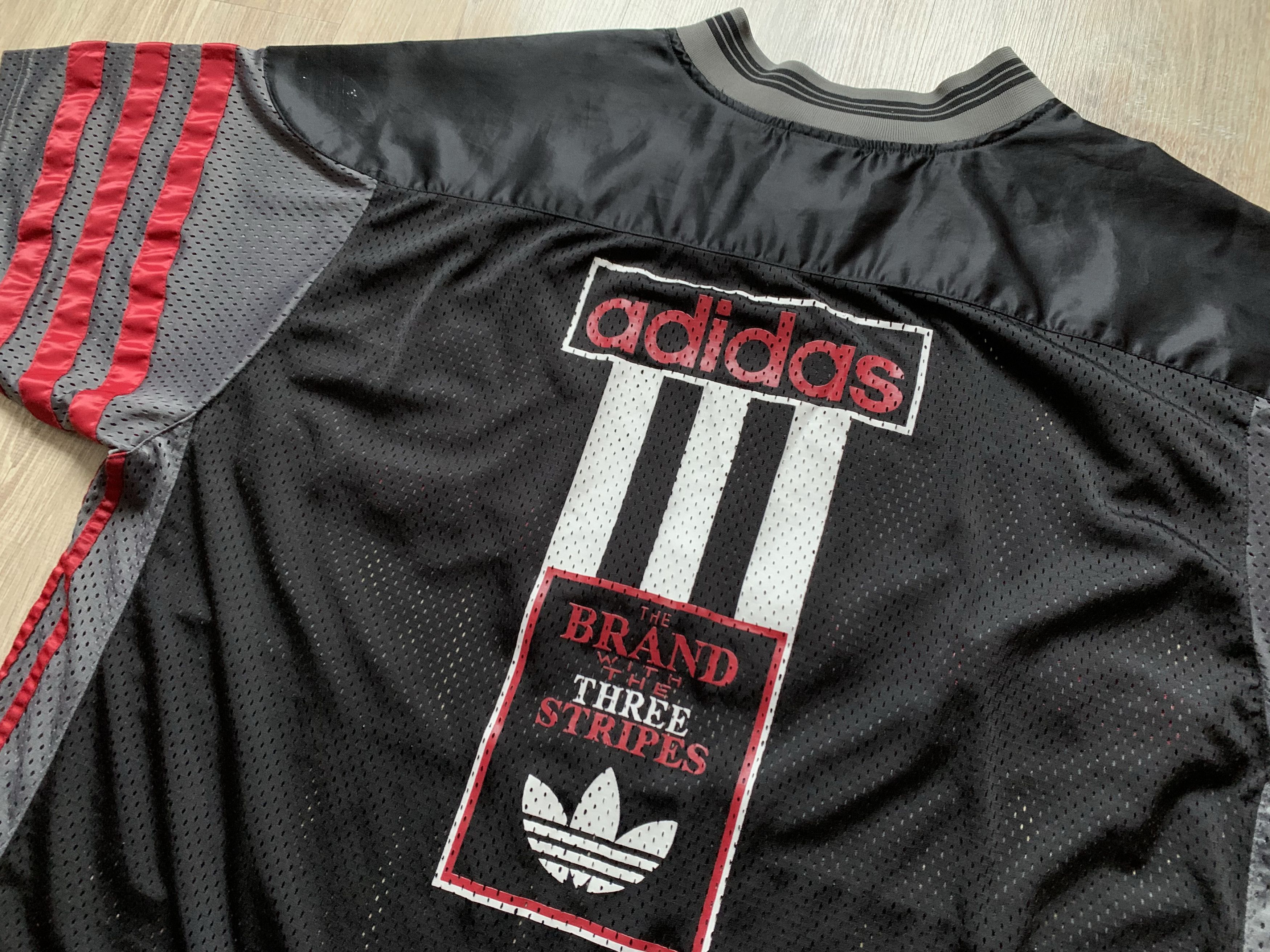 Adidas × Vintage Vintage Mesh Stripe Adidas Jersey Size US XL / EU 56 / 4 - 6 Thumbnail