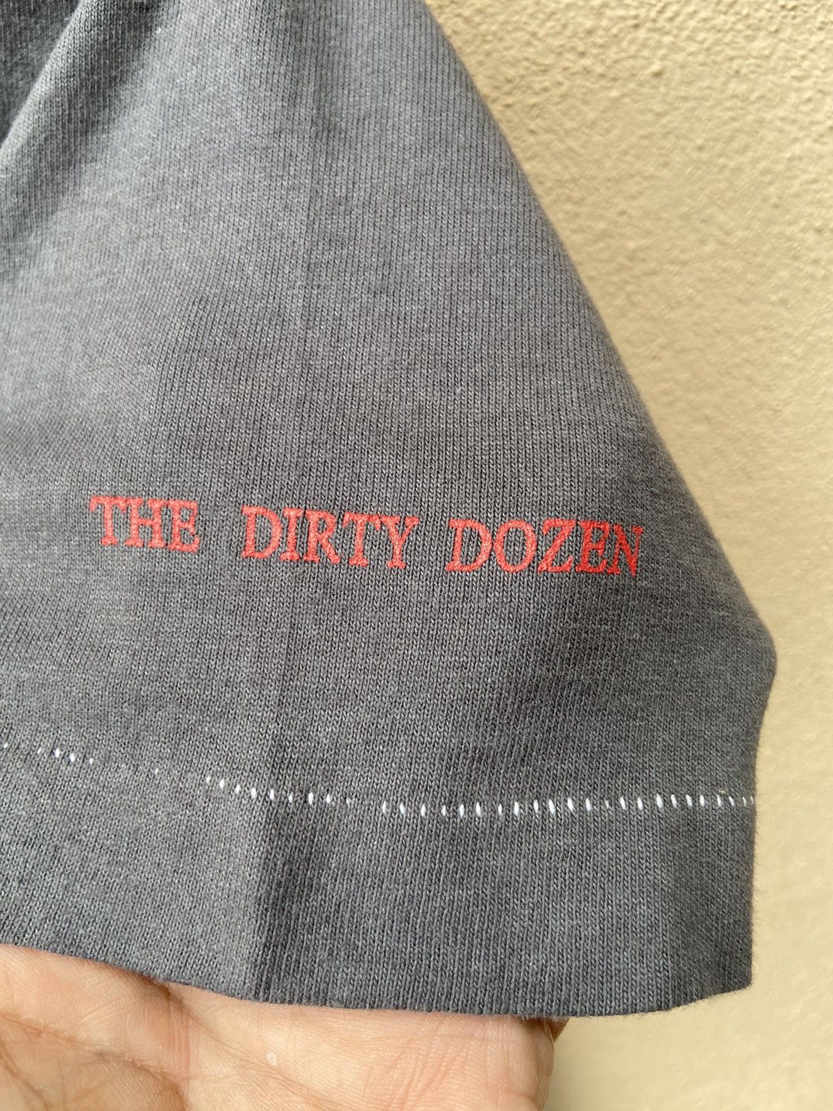 Vintage 🔥 Vintage 90s Vintage The Dirty Dozen t shirt Size US S / EU 44-46 / 1 - 4 Thumbnail