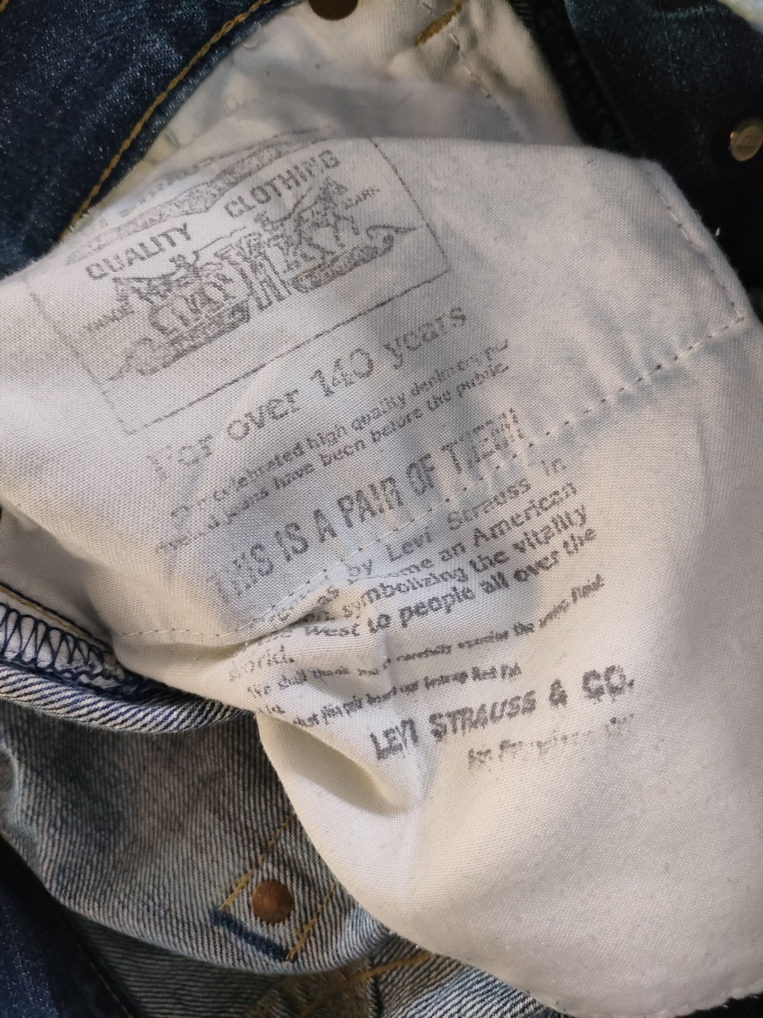 If Six Was Nine × Levi's Vintage Clothing × Vintage Levi's 702 Big E Bucleback Selvedge Jeans Size US 32 / EU 48 - 10 Thumbnail