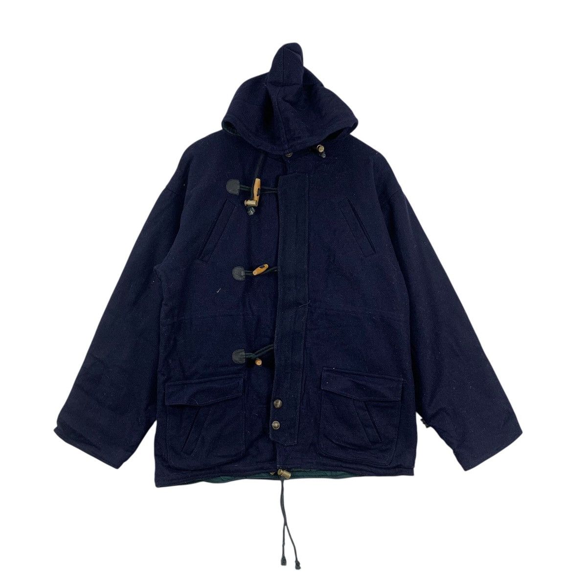 Urban Equipment Vintage URBAN EQUIPMENT Design Studio Blue Tartan Duffle Size US XL / EU 56 / 4 - 1 Thumbnail