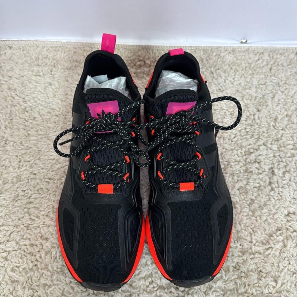 Adidas Adidas ZX 2K Boost Black Pink Sneakers Size 9 Men’s Size US 9 / EU 42 - 4 Thumbnail