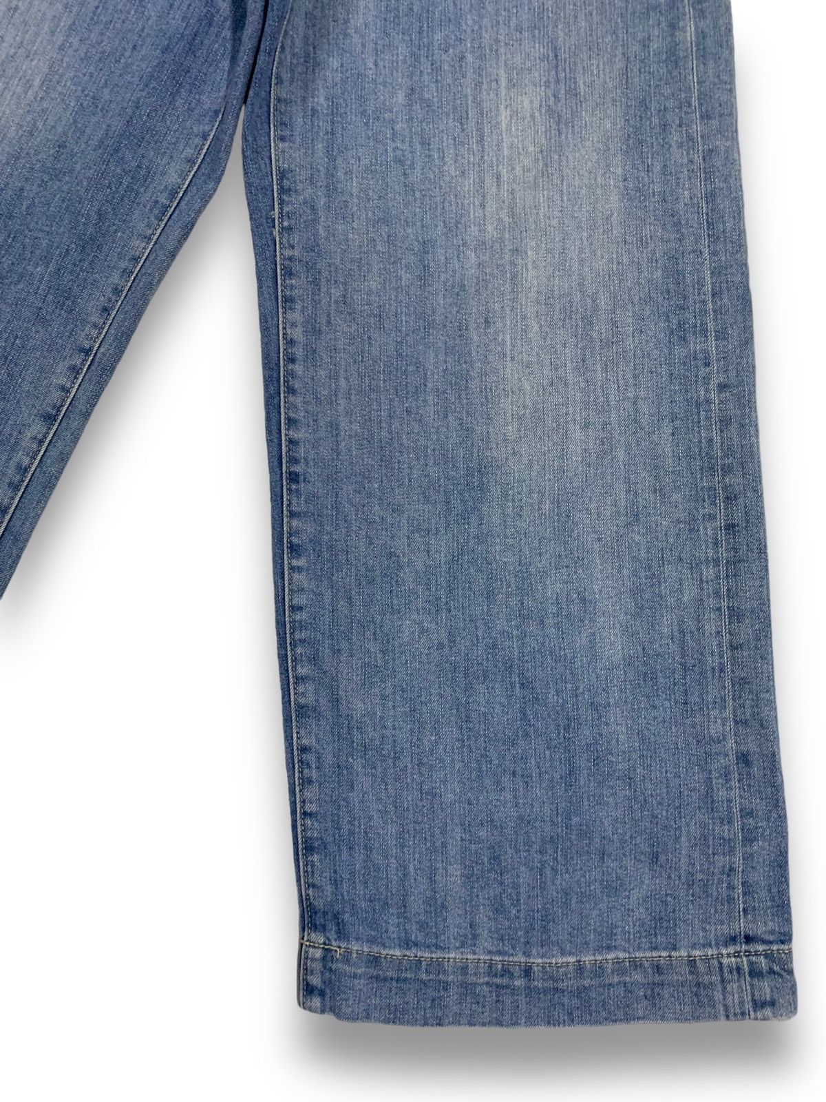 Balenciaga × Gap × Yeezy Vintage Gap Baggy Wide Leg Ankle Fatigue Denim Pants Size US 29 - 9 Thumbnail