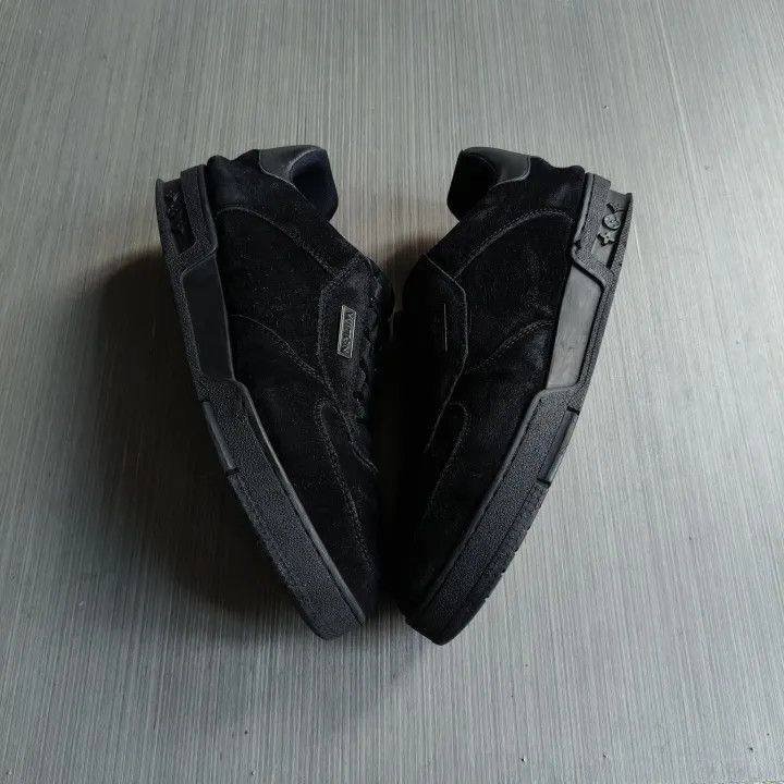 Louis Vuitton Louis Vuitton Trainer Sneakers in Black -2508 Size US 9.5 / EU 42-43 - 7 Thumbnail