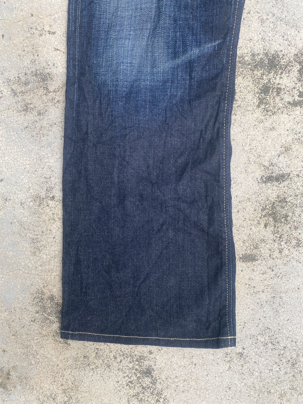 Japanese Brand × Vintage Flare Jeans Back Number Honeycomp Size US 36 / EU 52 - 12 Thumbnail