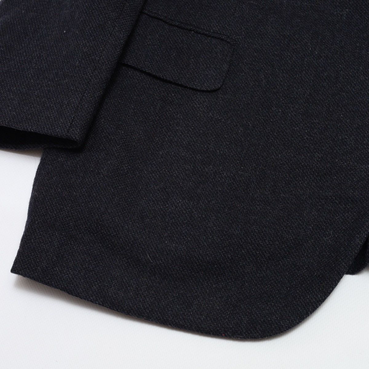Caruso Raffaele Caruso Navy Blazer Jacket Wool Cashmere Size 46R - 3 Thumbnail