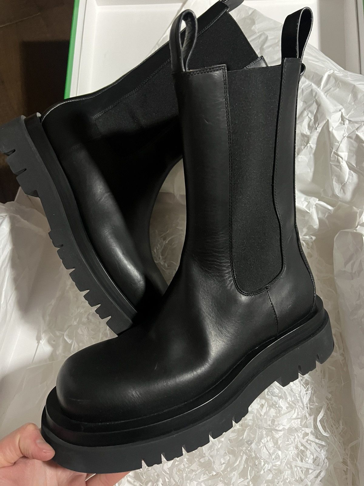Bottega Veneta Bottega Veneta Tall Chelsea Boots Size US 7 / EU 40 - 1 Thumbnail