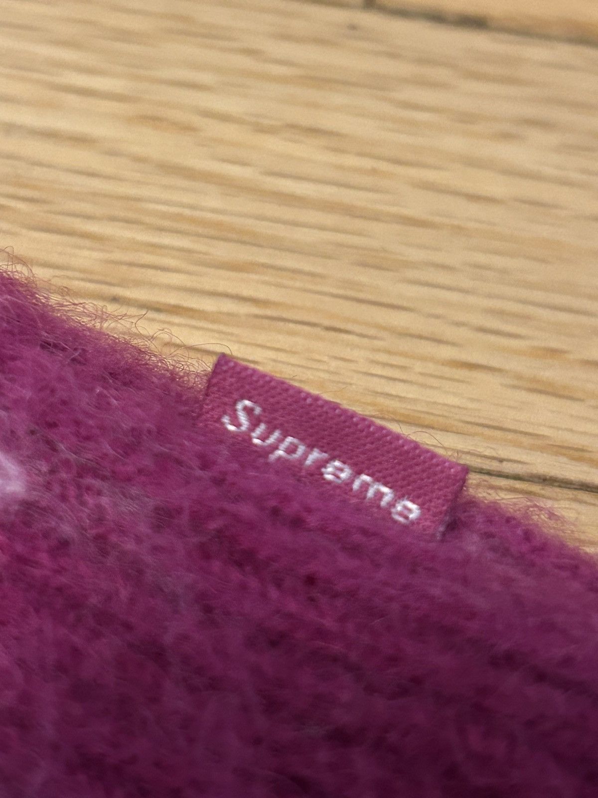 Band Tees × Supreme Supreme Aphex Twin Mohair Sweater Fuchsia Size US M / EU 48-50 / 2 - 4 Thumbnail