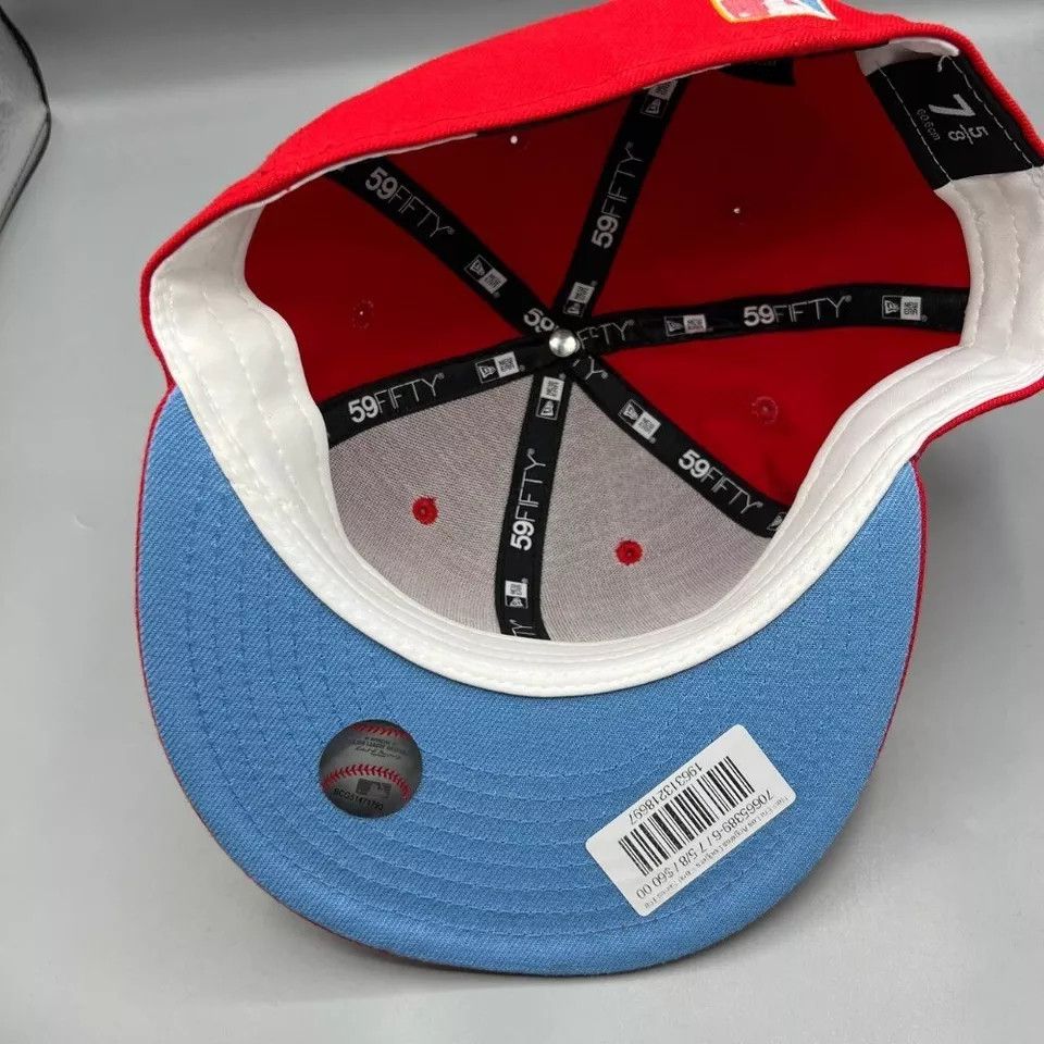 New Era Los Angeles LA Dodgers Hat Men 7 5/8 59Fifty New Era Fitted Size ONE SIZE - 4 Thumbnail