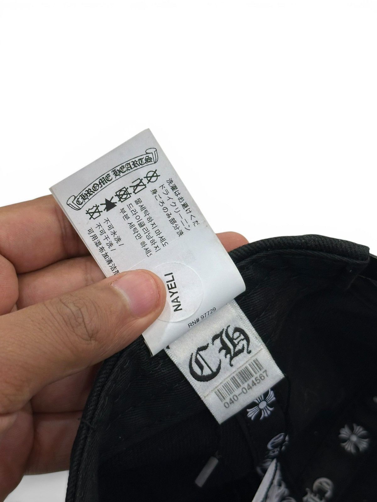 Chrome Hearts Chrome Hearts Cross Waxed Denim Baseball Cap Size ONE SIZE - 9 Thumbnail