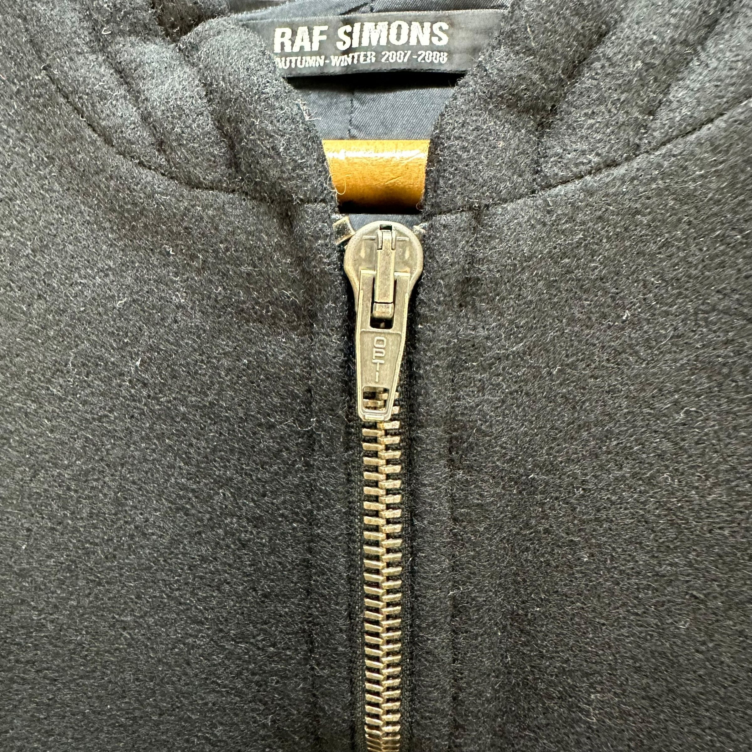 Raf Simons Raf Simons AW 07-08 Extrafine Wool Bomber Jacket #A18-0423 Size US S / EU 44-46 / 1 - 7 Thumbnail