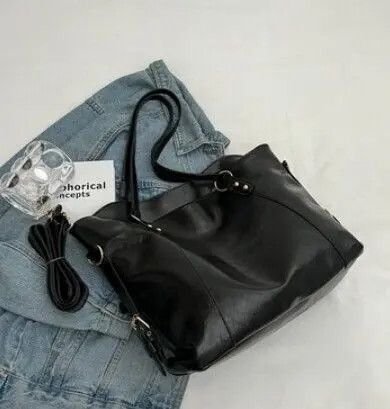 Japanese Brand × Vintage Black large capacity shoulder bag Size ONE SIZE - 3 Thumbnail