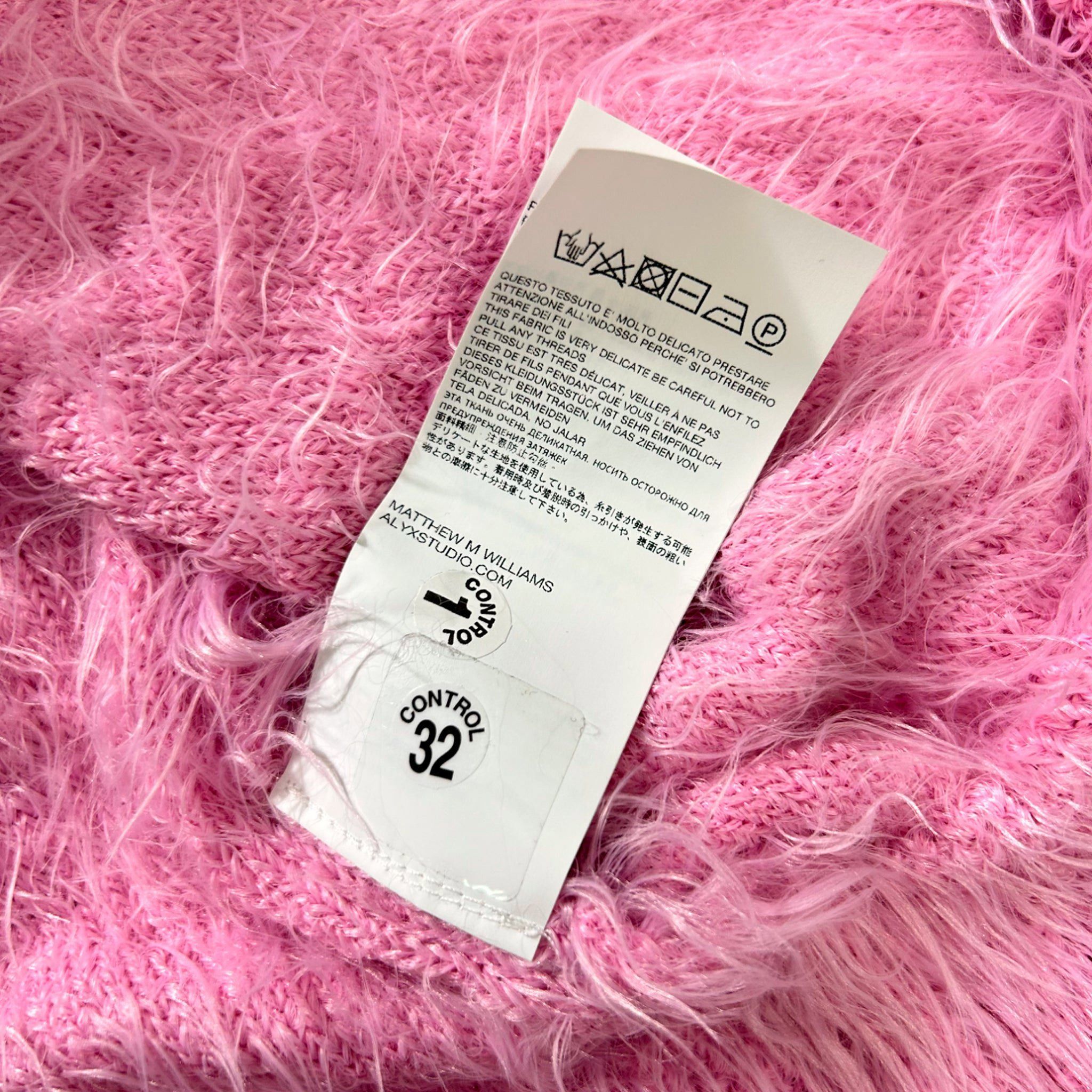 1017 ALYX 9SM 1017 Alyx 9SM Pink Mohair Sweater Size US L / EU 52-54 / 3 - 8 Thumbnail