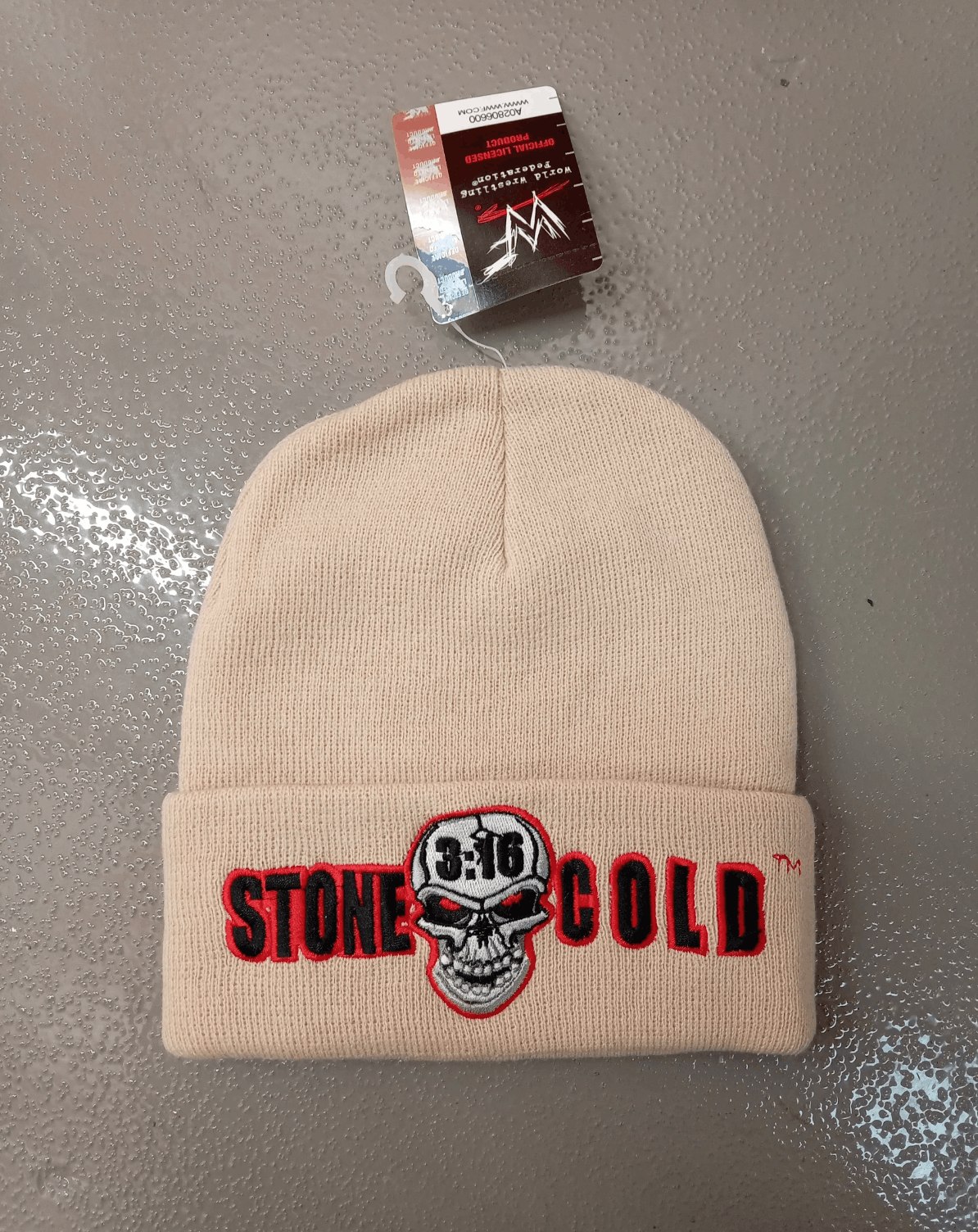 WWF WWF STONE COLD STEVE AUSTIN BEANIE HAT Size ONE SIZE - 1 Thumbnail