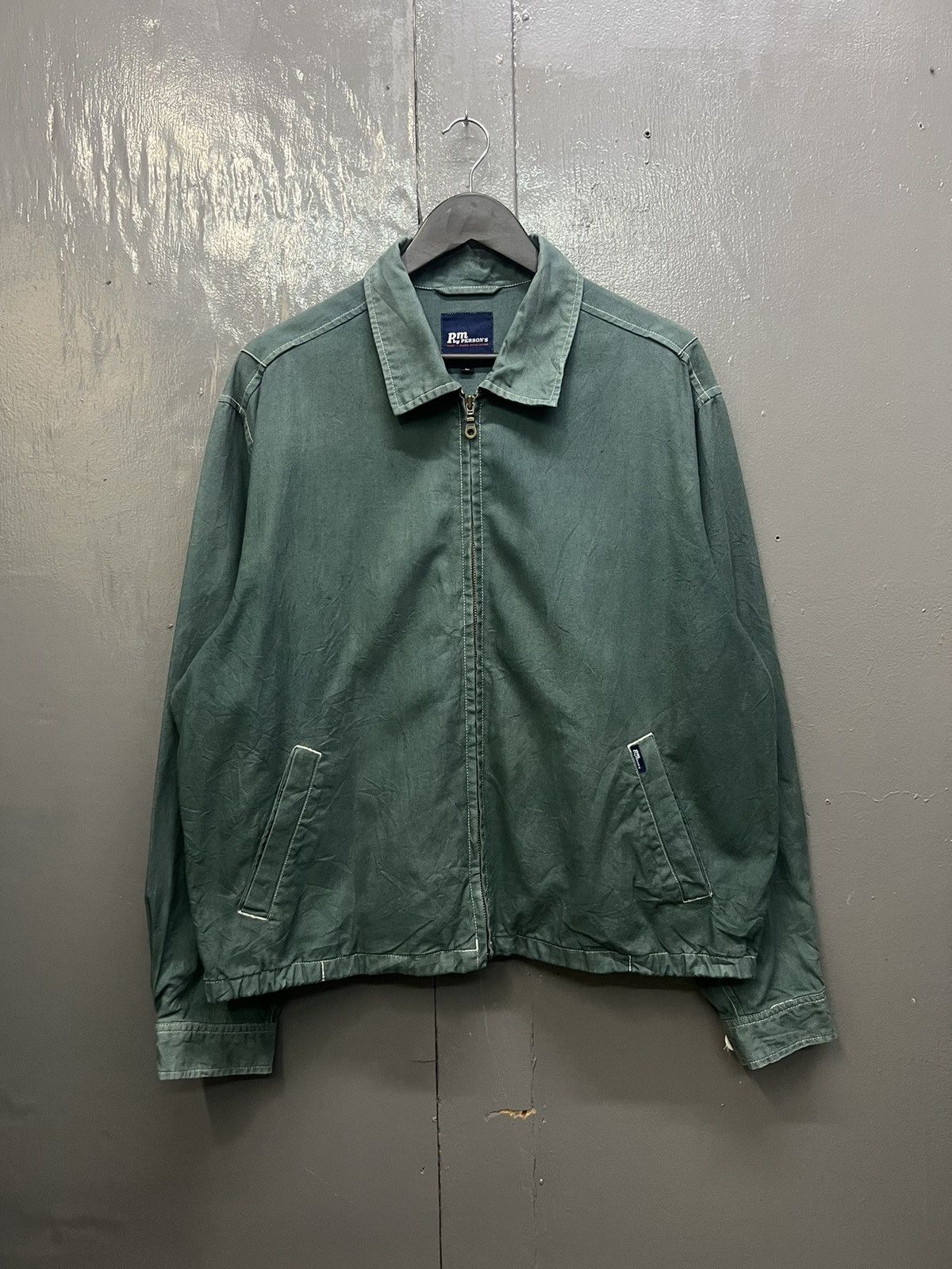 PERSON'S Vintage Persons Cotton Zipper Jacket Size US L / EU 52-54 / 3 - 1 Thumbnail
