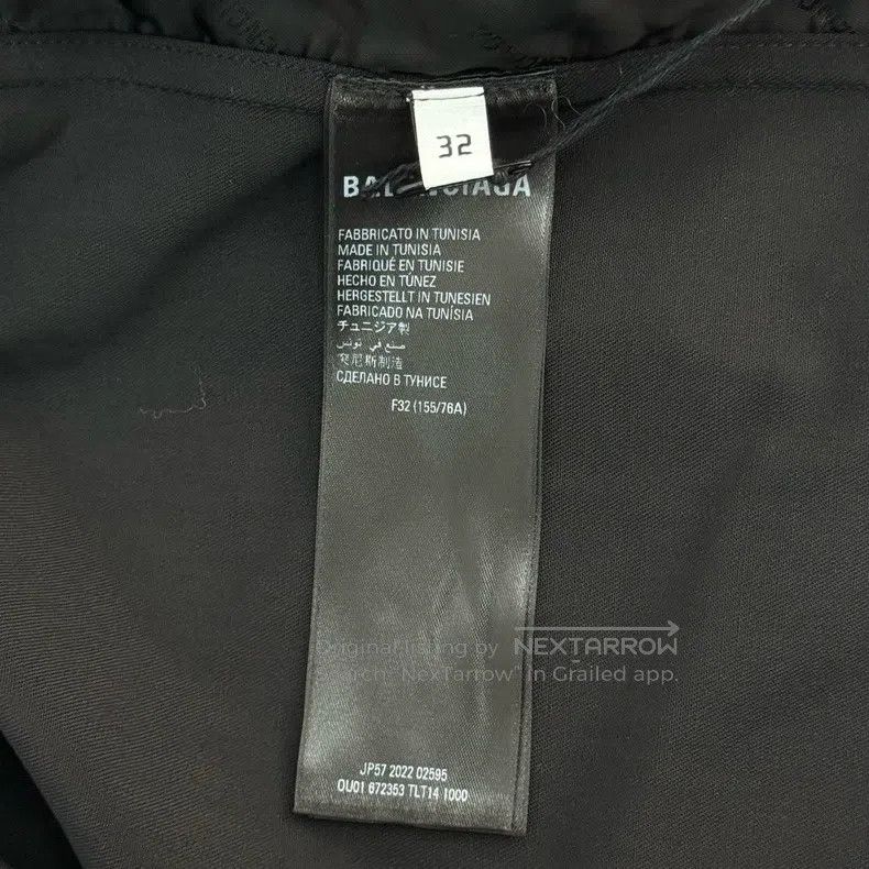 Balenciaga Balenciaga Black solid color chiffon shirt Size 4XL / US 24-26 - 6 Thumbnail