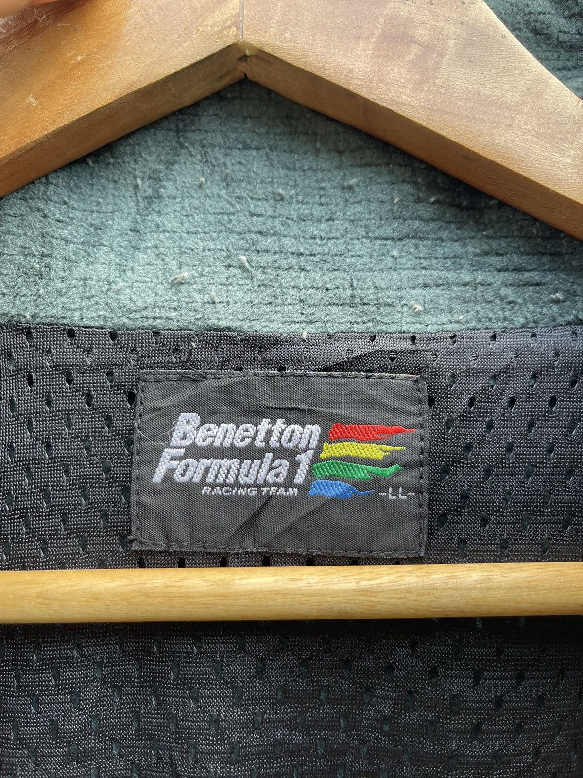Benetton Vintage Benetton Formula 1 Racing Team Fleece Jacket Size US XL / EU 56 / 4 - 17 Thumbnail