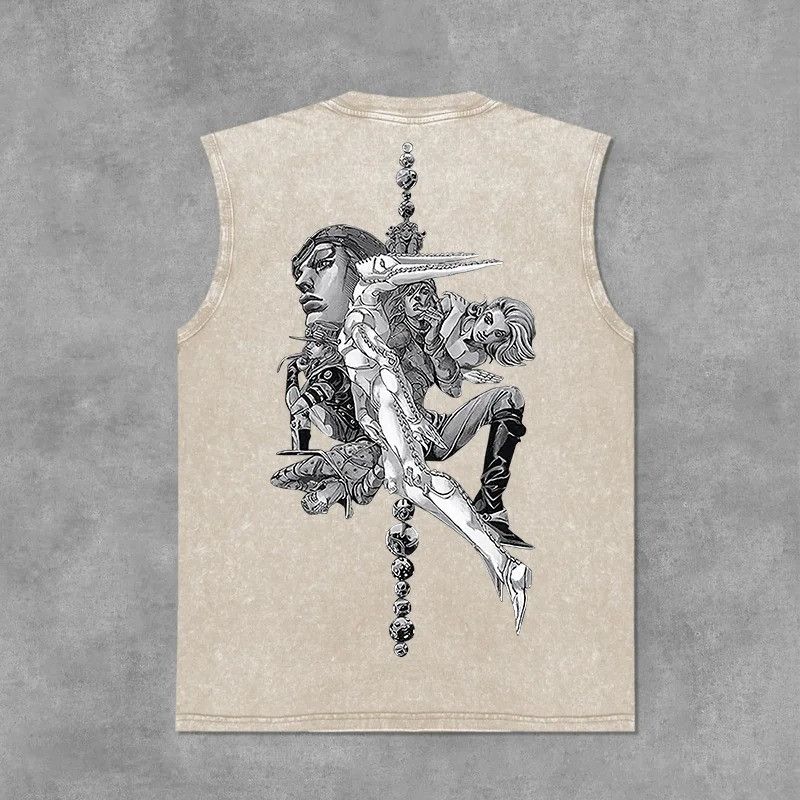 Vintage Vintage Adventure Tanks Graphic Tee Size US XL / EU 56 / 4 - 1 Preview