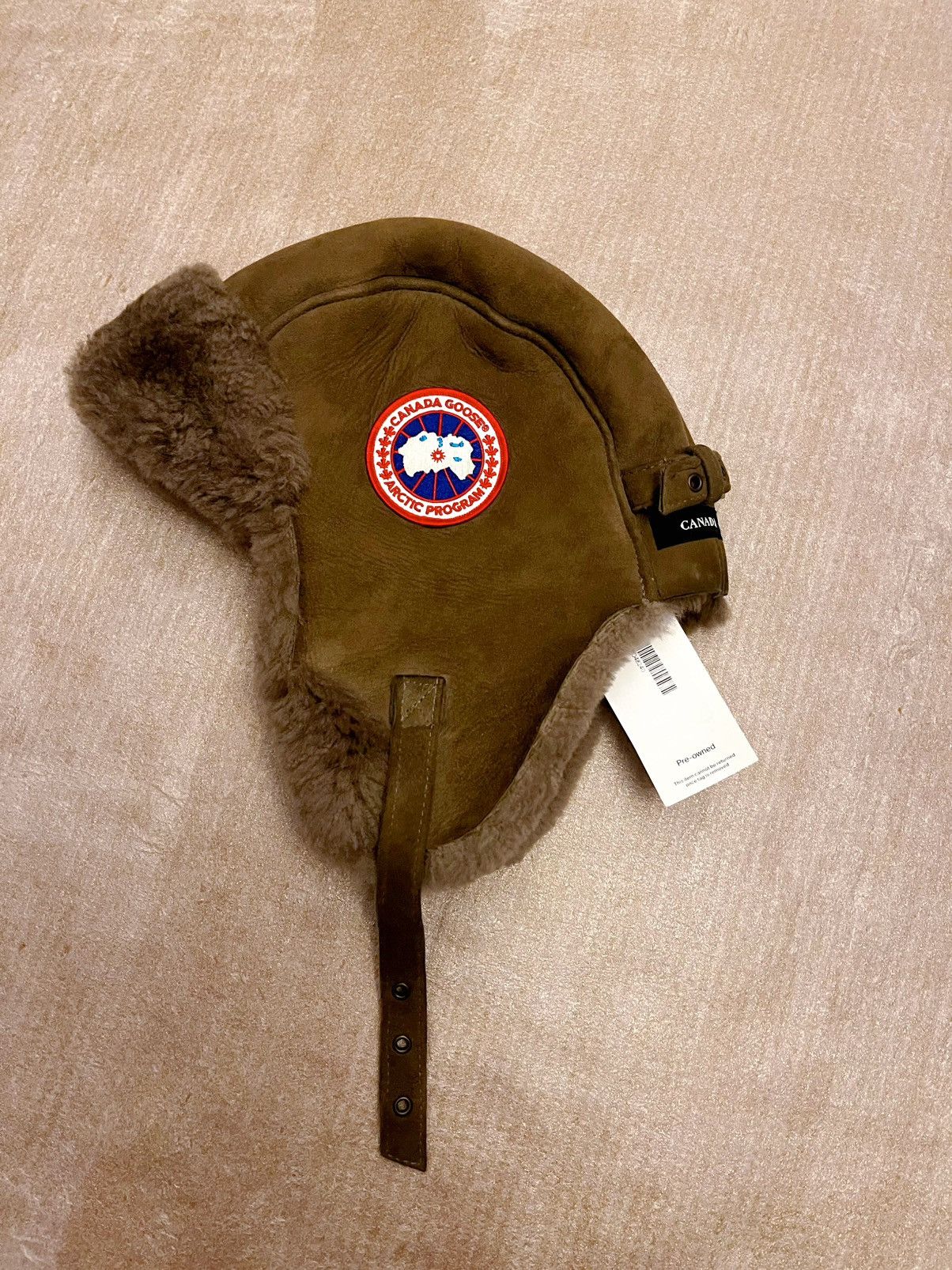 Canada Goose Canada Goose luxury genuine leather suede cap. Size ONE SIZE - 1 Thumbnail