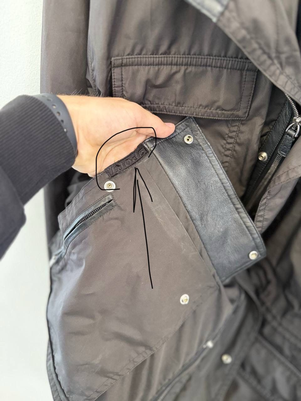 Z Zegna Z Zegna Hidden Nylon leather jacket Size US XXL / EU 58 / 5 - 12 Thumbnail