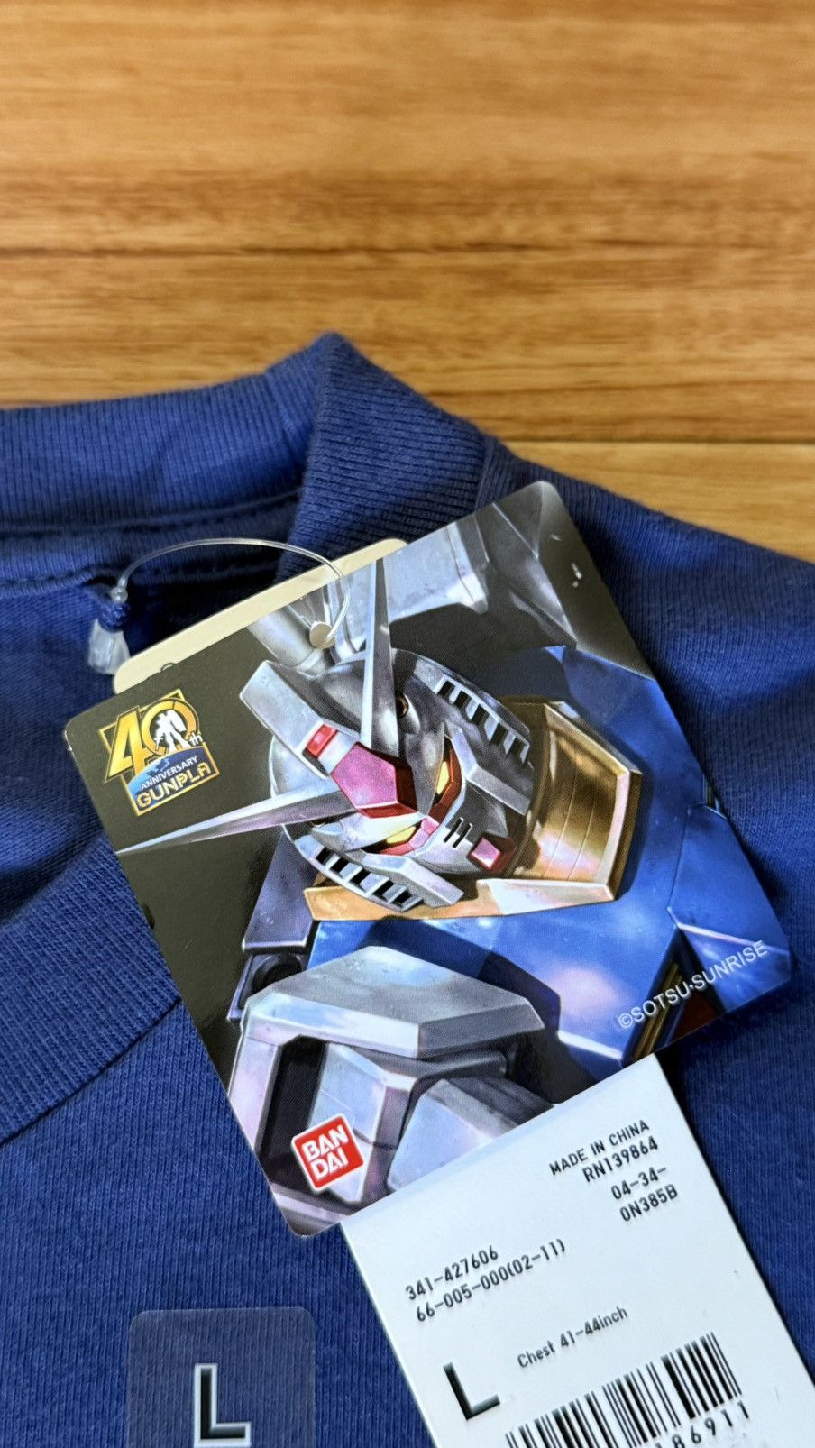 Japanese Brand × Uniqlo Uniqlo Mobile Suit Gundam Blue T-Shirt Men's Size Large- NWT Size US L / EU 52-54 / 3 - 6 Thumbnail