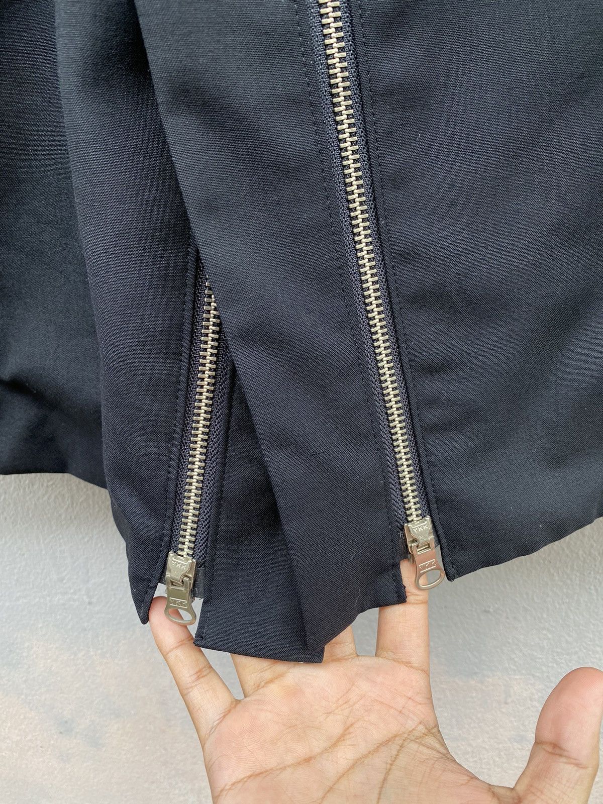 Yohji Yamamoto Yohji Yamamoto LQ Ys For Men Zipper Blazer 2way Rare Design Size 42R - 3 Thumbnail
