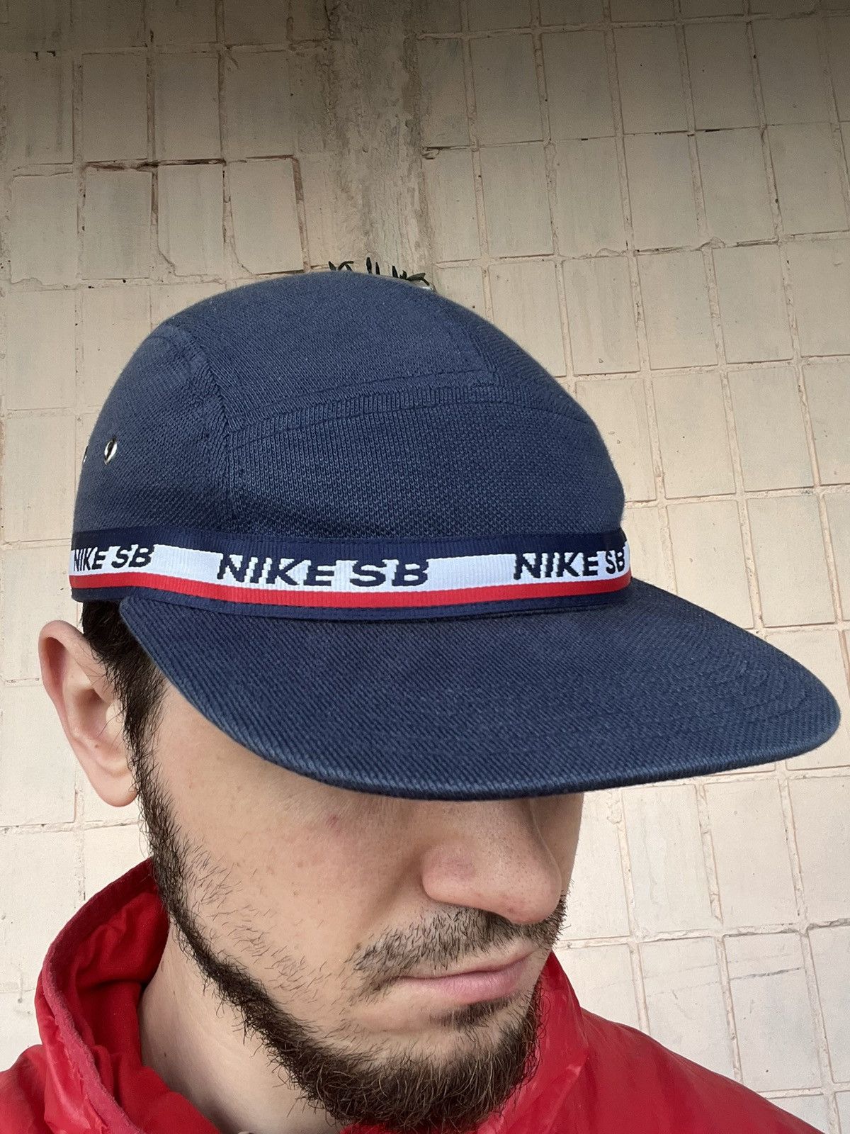 Nike SB Vintage Five panel Hat Nike distressed Y2K Cap Size ONE SIZE - 14 Thumbnail