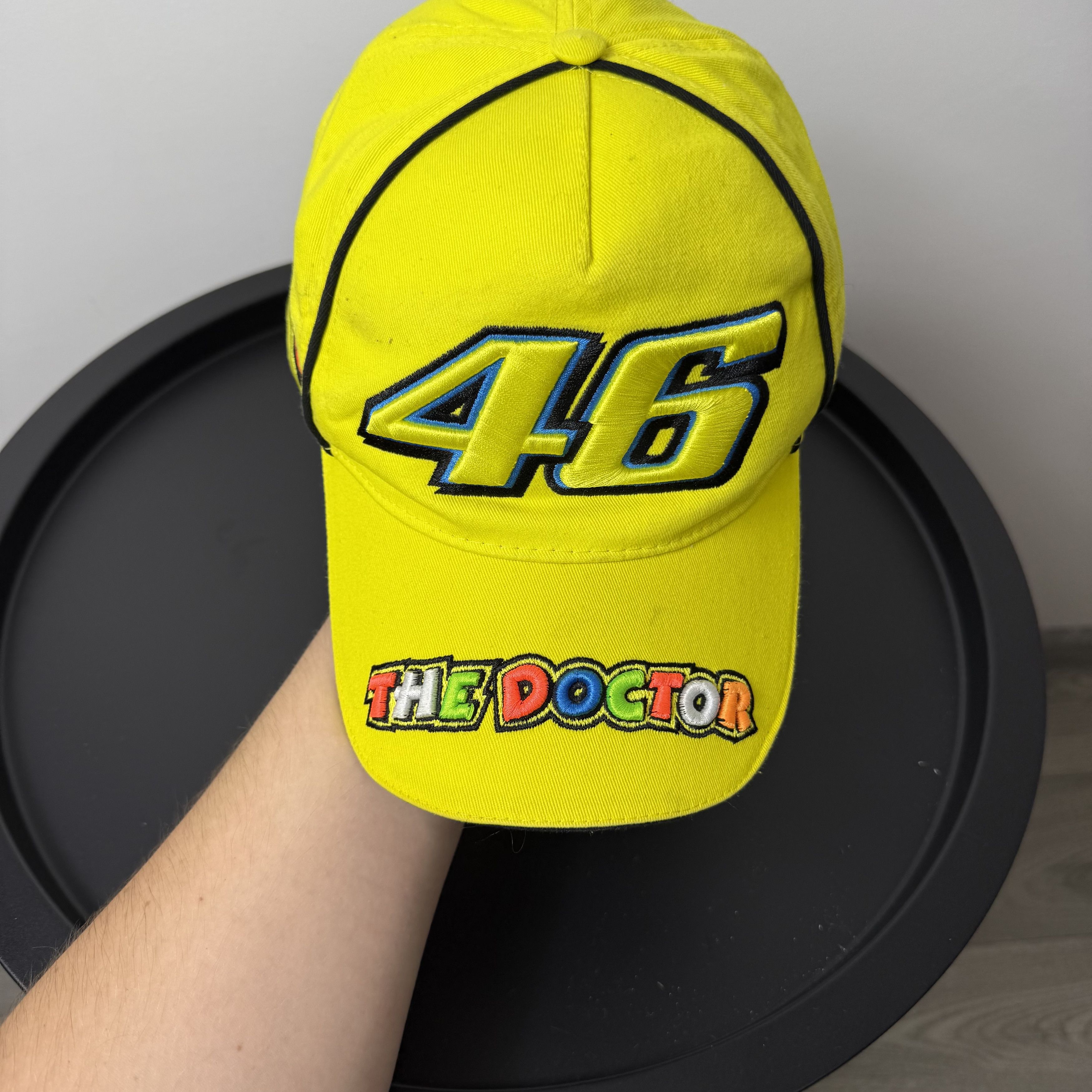 Vintage 46 The Doctor Valentino Rossi Racing Yellow Baseball Cap Hat Size ONE SIZE - 7 Thumbnail