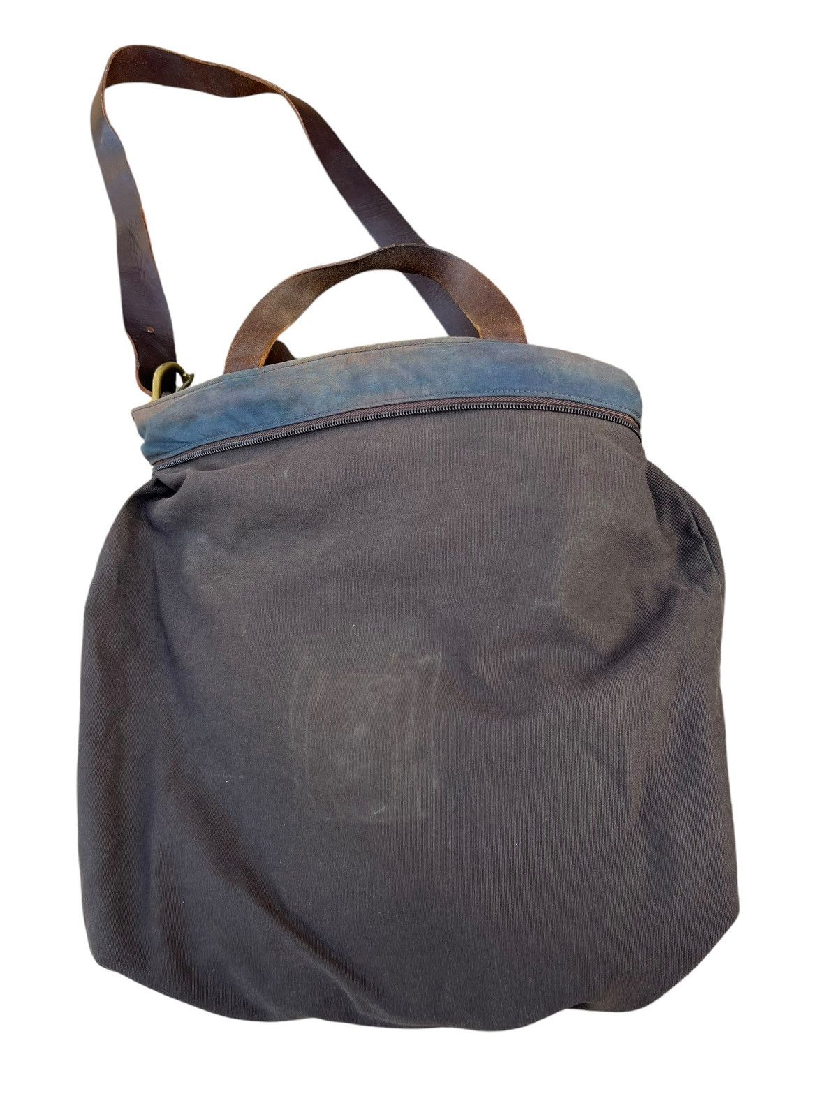 Il Bisonte Vintage IL BISONTE Sun Faded Nylon Leather 2 Way Bag Size ONE SIZE - 24 Thumbnail