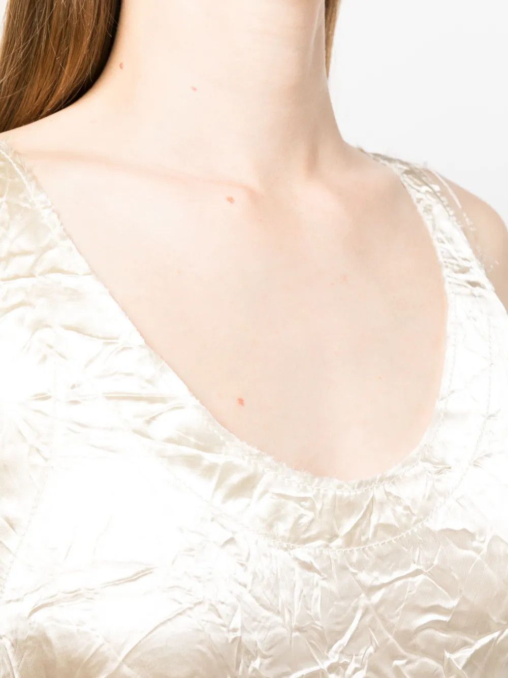 Lanvin o1y0326 Blouse in Cream Size S / US 4 / IT 40 - 5 Thumbnail
