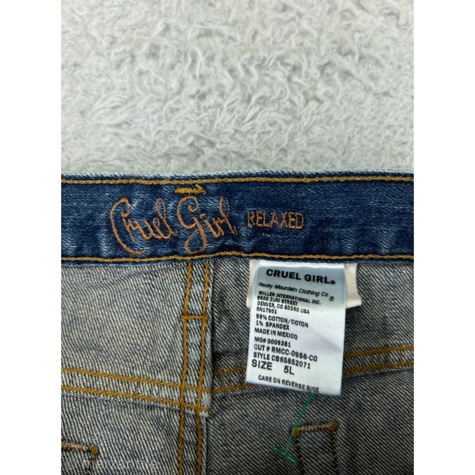 Vintage Cruel Girl Jeans Women's Blue Denim Bootcut 5 Pocket 32 Inseam cotton Size 27" / US 4 / IT 40 - 4 Thumbnail