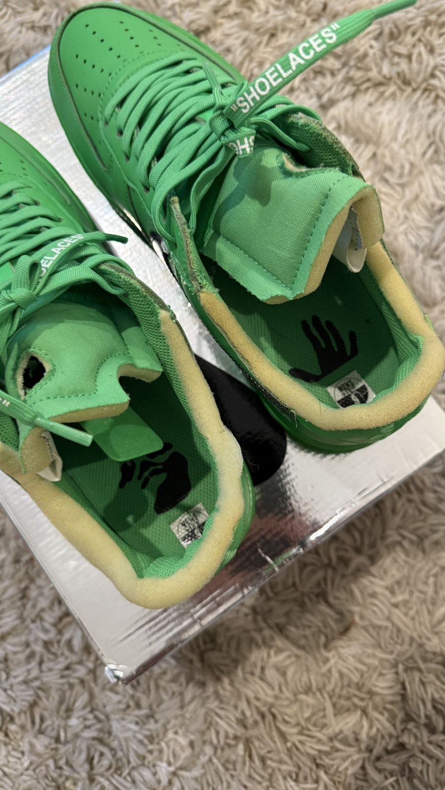 Nike × Off-White NIKE AF1 x OFFWHITE BROOKLYN SZ 9 Size US 9 / EU 42 - 4 Thumbnail