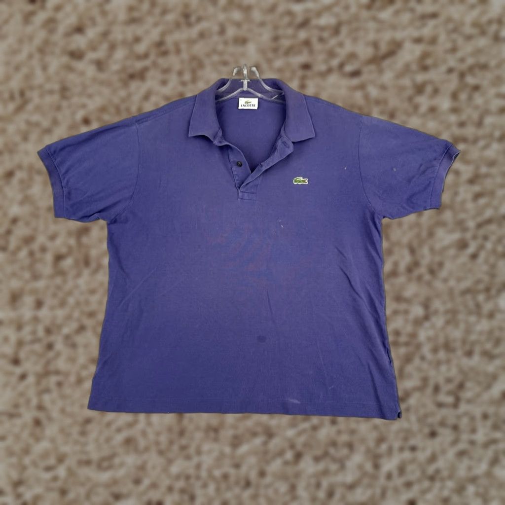 Lacoste Lacoste Polo Shirt Men 5 Blue Short Sleeve Slim Fit 100% Cotton Croc Logo Size US S / EU 44-46 / 1 - 1 Thumbnail