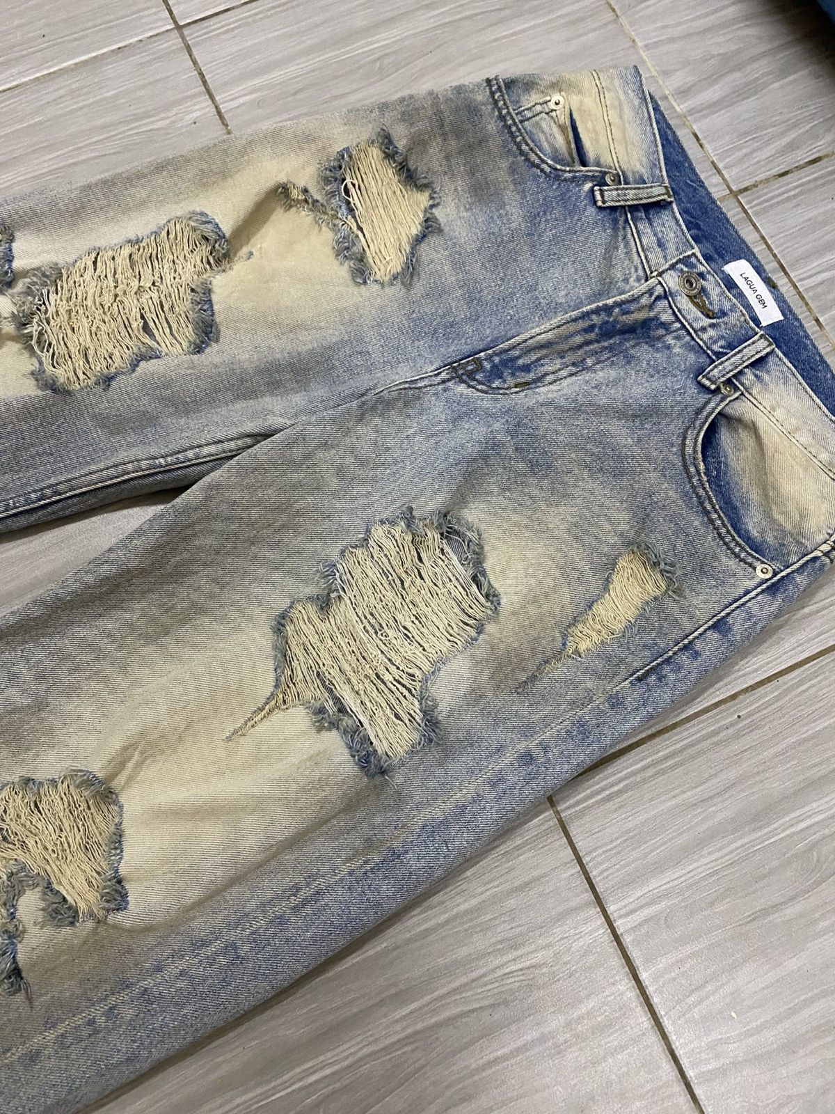 Hysteric Glamour Heavy Distressed Denim Jeans – Extreme Fade & Ripped Size US 28 / EU 44 - 3 Thumbnail