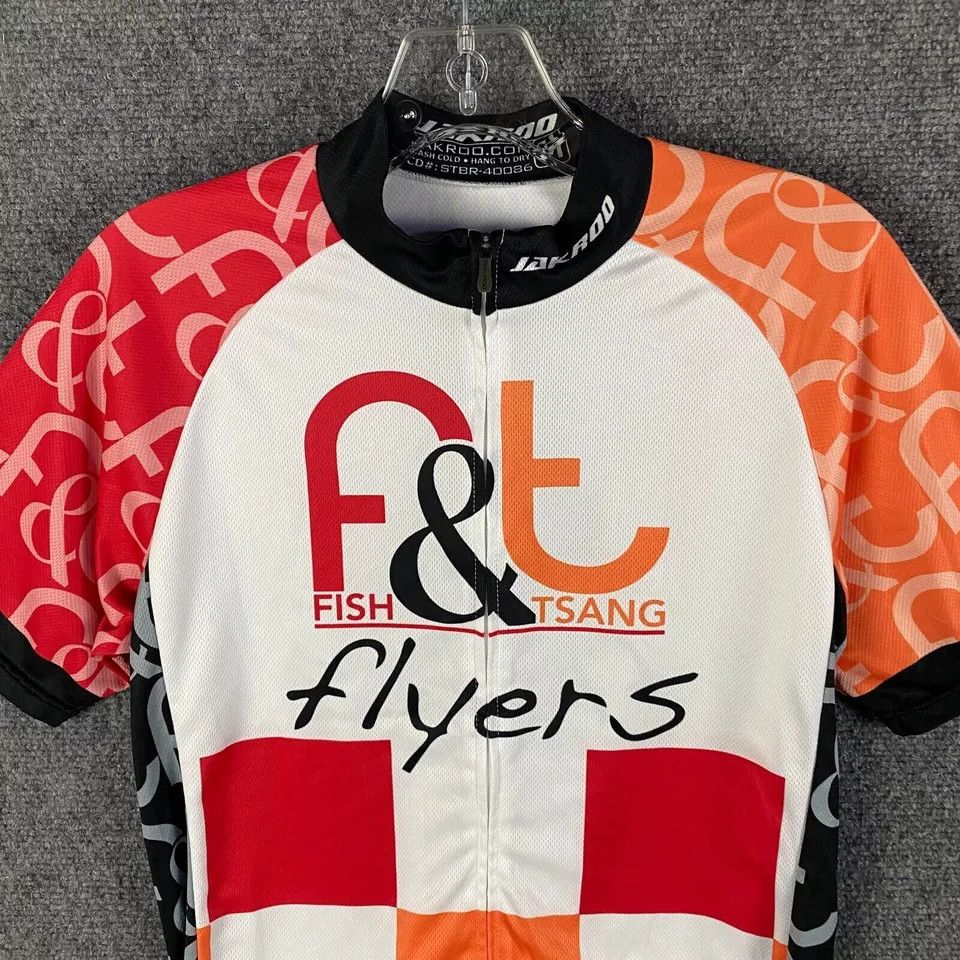Other Jakroo Cycling Jersey Men's Medium Full Zip Short Sleeve Size US M / EU 48-50 / 2 - 2 Thumbnail