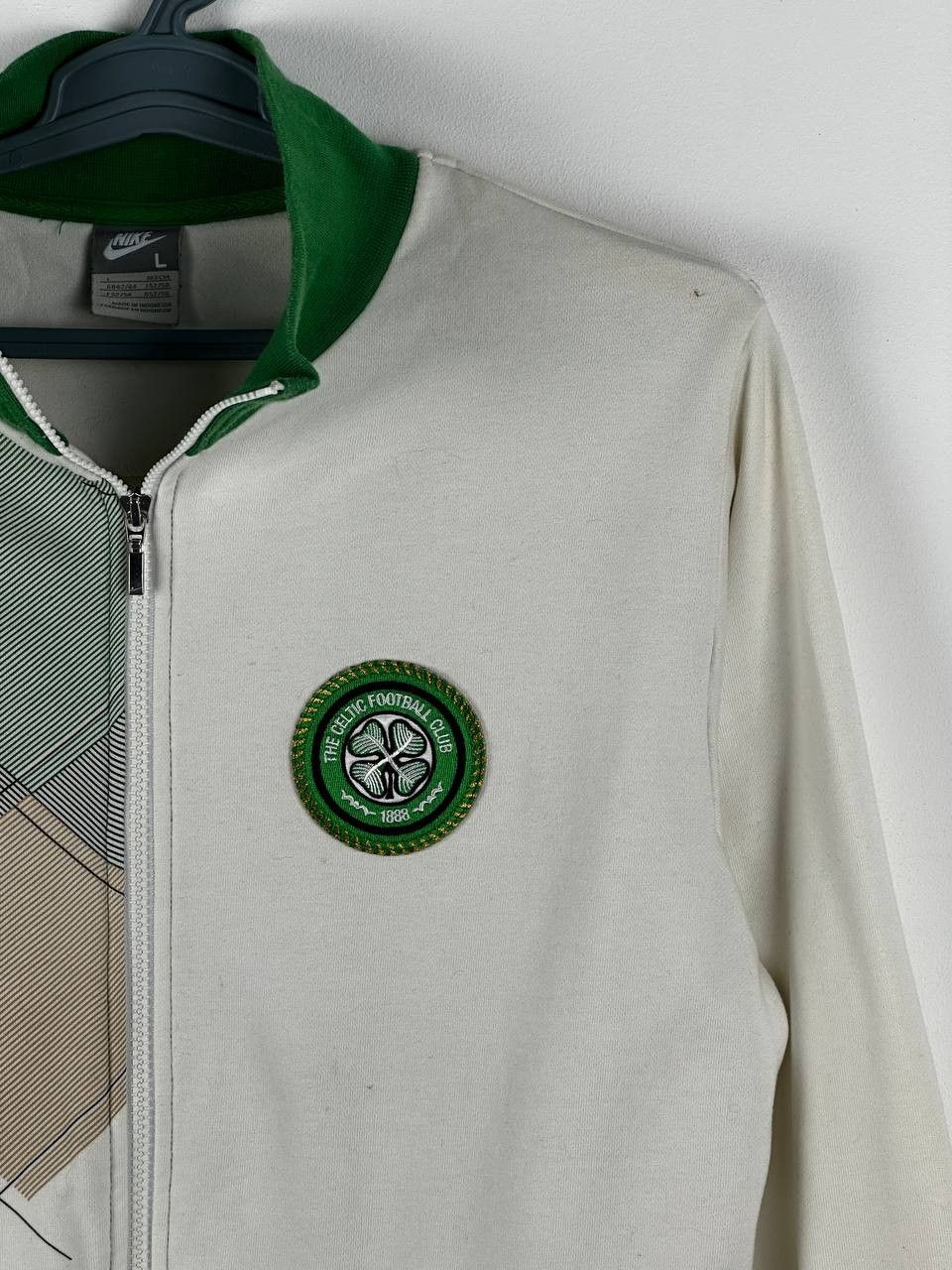 Nike × Vintage Vintage Nike Celtic FC Soccer Limited Edition Zip Sweatshirt Size US L / EU 52-54 / 3 - 4 Thumbnail