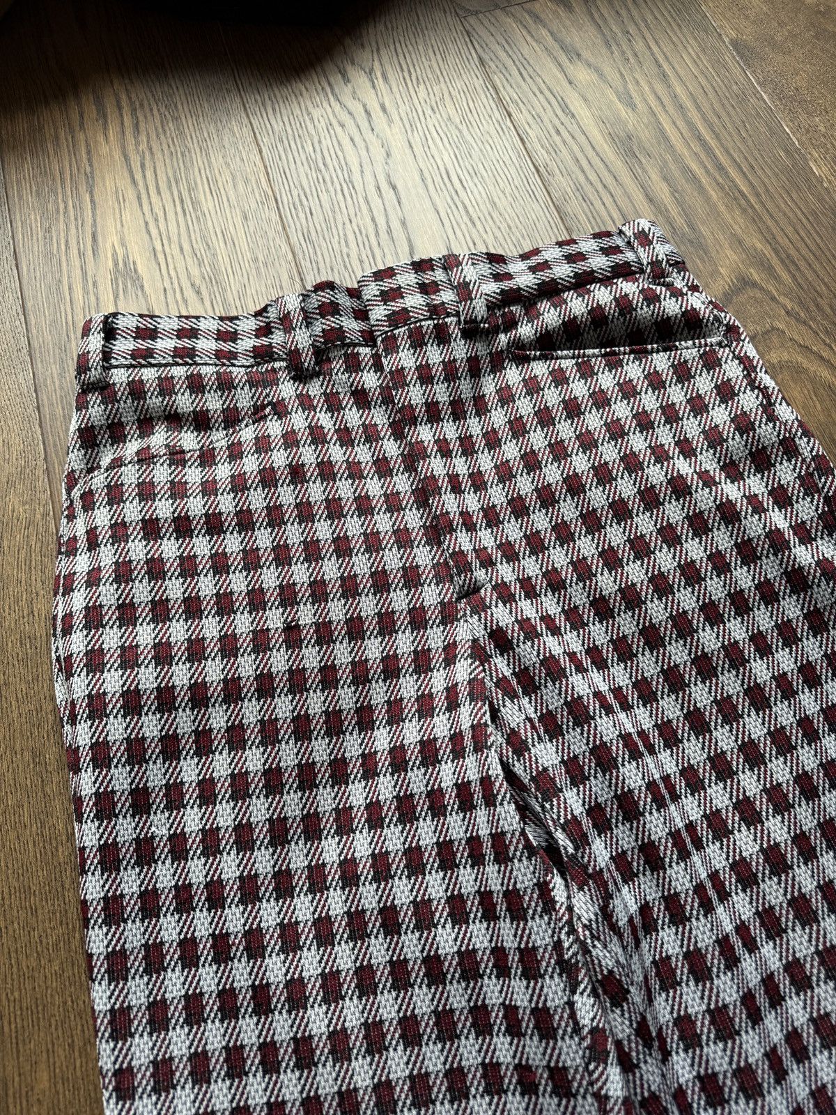 Vintage Vintage 70s Sears King's Road Double Knit Patterned Trousers Size US 32 / EU 48 - 2 Thumbnail