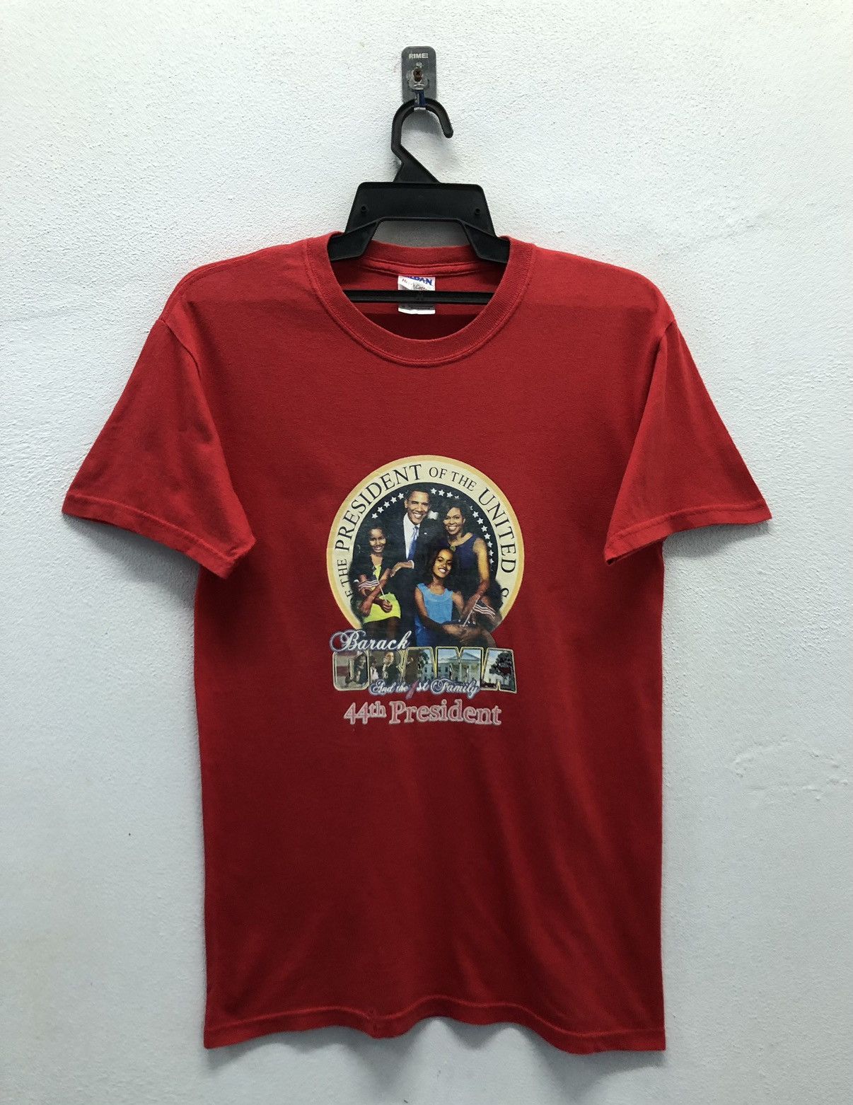 Vintage Vintage Barrack Obama And The 1st Family 44th President Shir Size US S / EU 44-46 / 1 - 1 Thumbnail