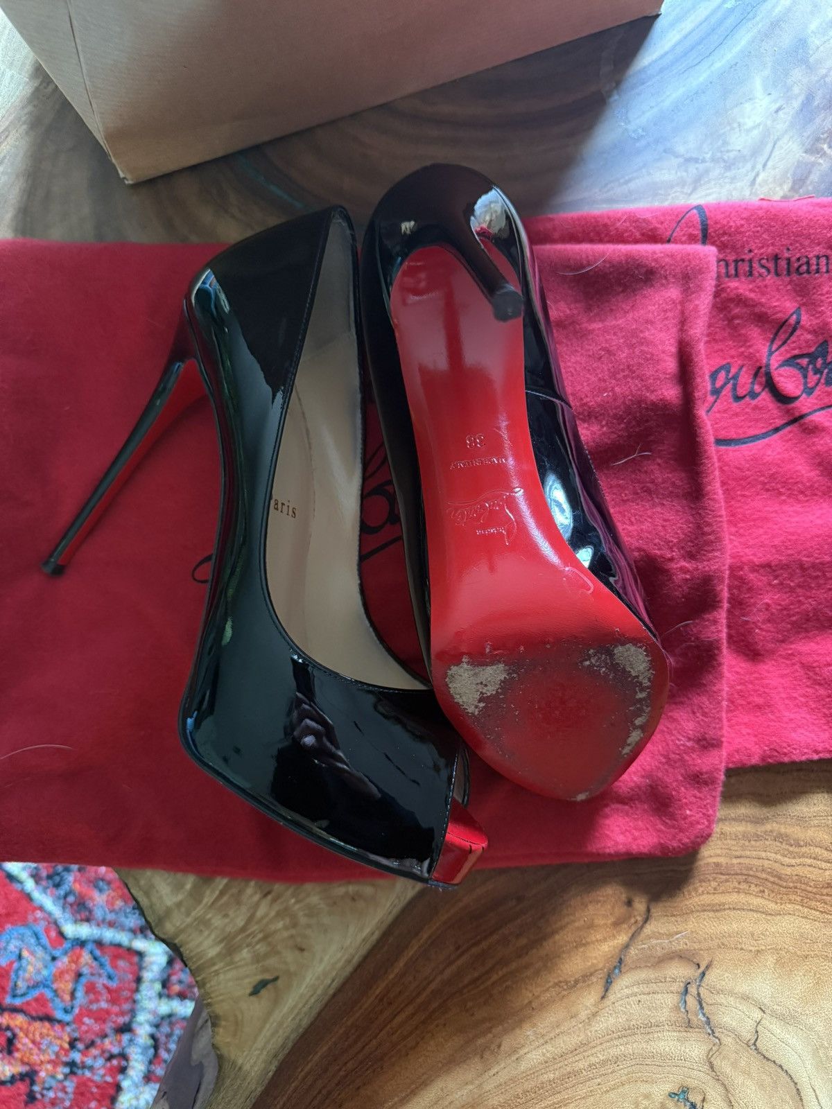 Christian Louboutin Christian louboutin privé heals Size US 7 / IT 37 - 2 Thumbnail