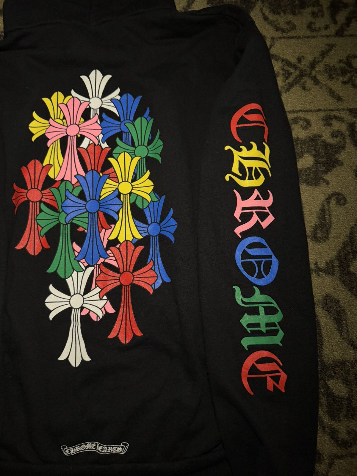 Chrome Hearts ✅ Authentic Chrome Hearts Rare Multi Color Cross Zip Up Sz M Size US M / EU 48-50 / 2 - 4 Thumbnail